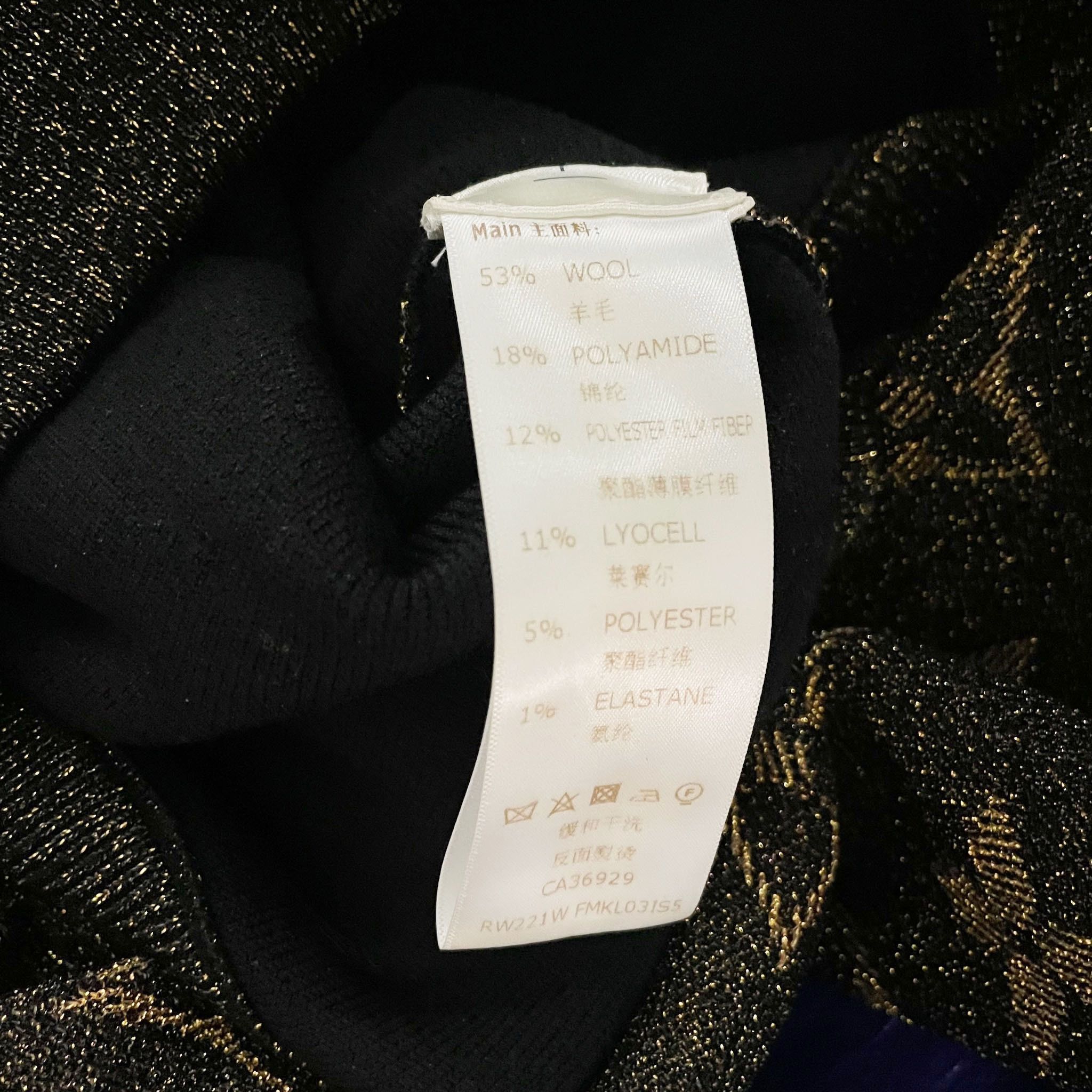Louis Vuitton Louis Vuitton Women's Lurex Metallic Monogram Size XS / US 0-2 / IT 36-38 - 3 Thumbnail