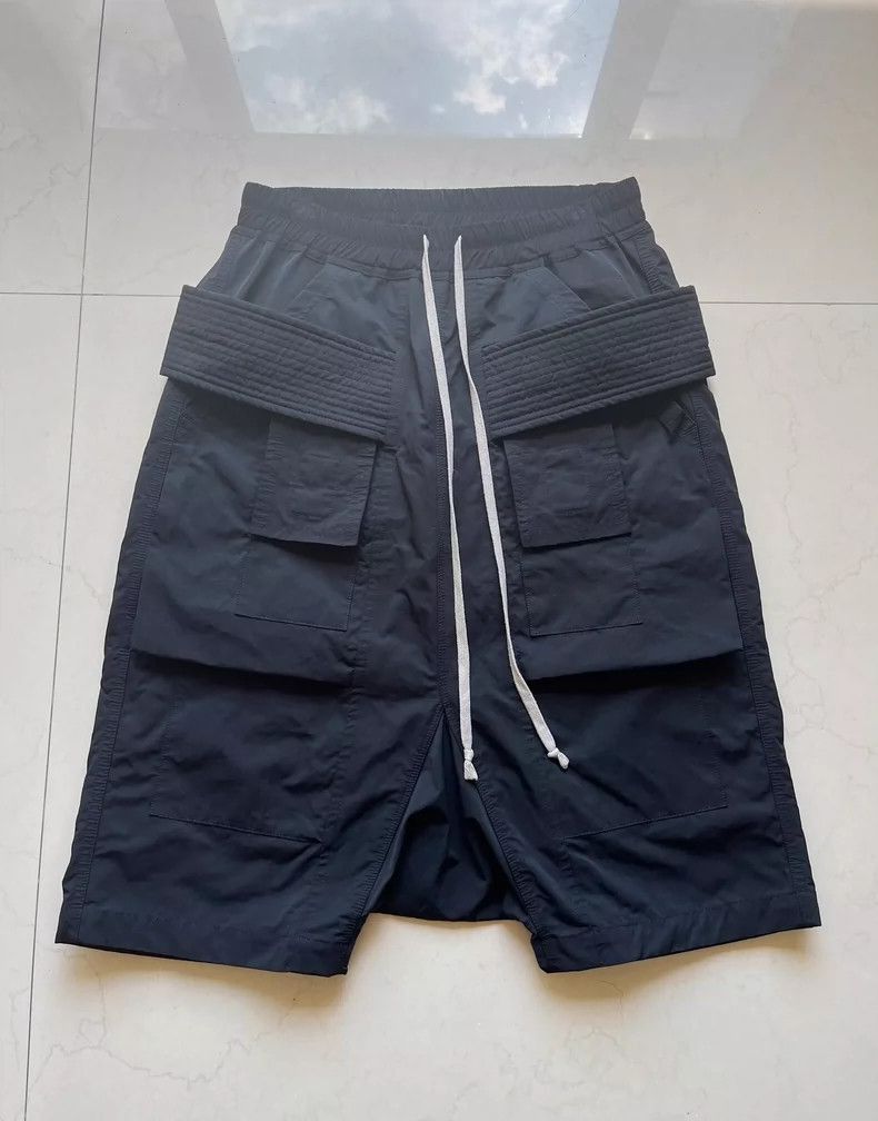 Rick Owens Rick Owens Drkshdw Dual Ring Shorts XS-2506 Size US 26 / EU 42 - 1 Thumbnail