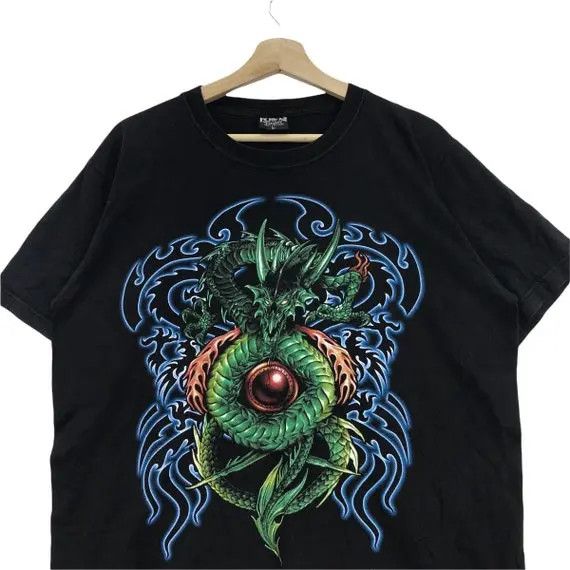 Band Tees Vtg 90’ ROCK TEE DRAGON Band Tour Tee Shirt Concert Pop Size US L / EU 52-54 / 3 - 3 Thumbnail
