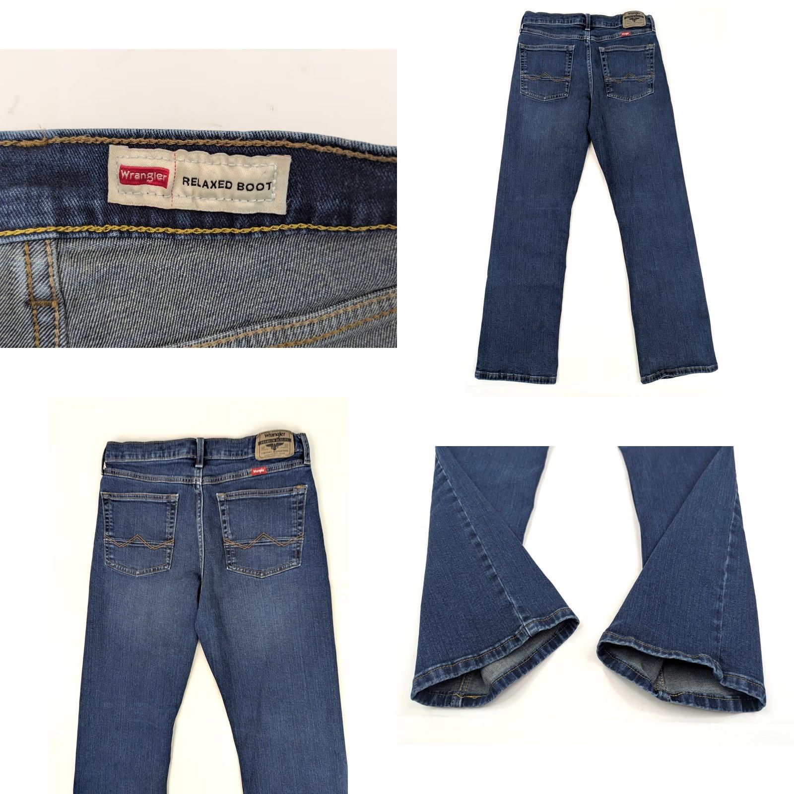 Wrangler Wrangler Relaxed Bootcut Blue Denim Jeans Men 30x32 Stretch Cotton Slim? No Size US 30 / EU 46 - 8 Thumbnail