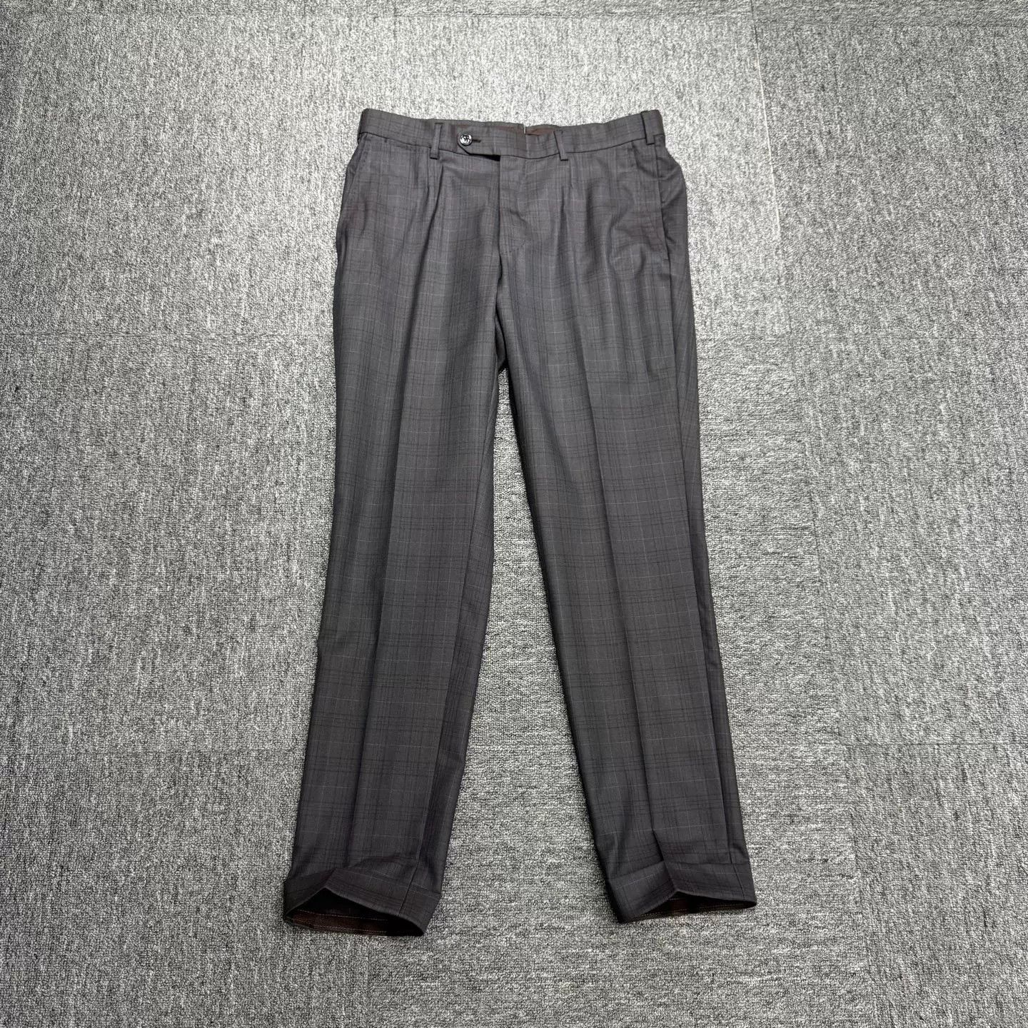Ermenegildo Zegna Ermenegildo Zegna Plaid Wool Casual Pants Size US 32 / EU 48 - 1 Thumbnail