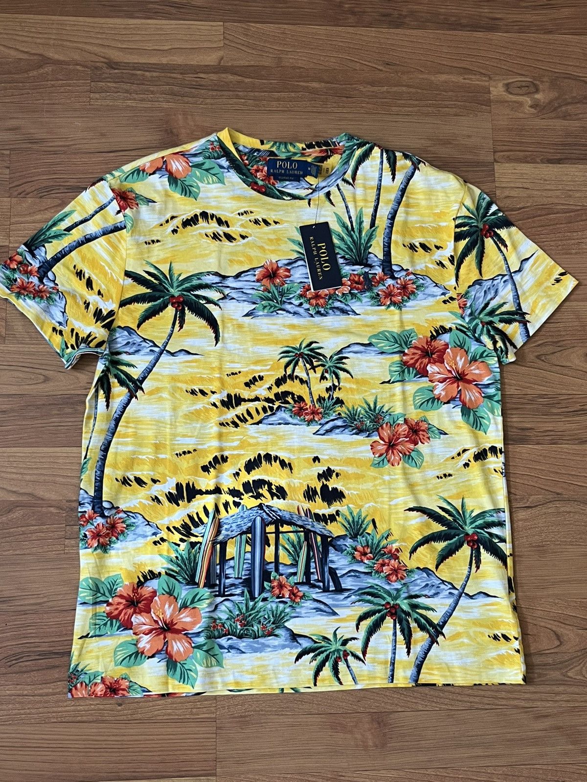 Polo Ralph Lauren Surf-Print T-Shirt Brand New