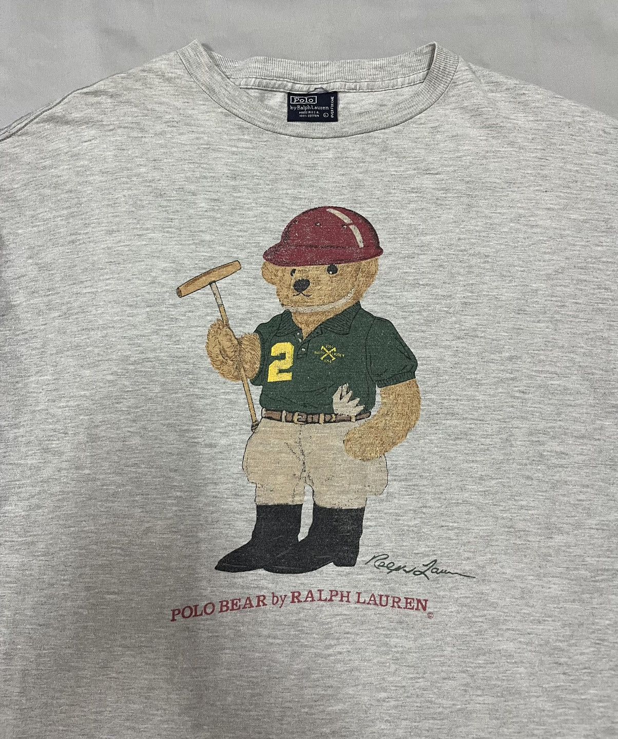 Polo Ralph Lauren × Vintage Vintage t shirt polo bear by ralph lauren Size US L / EU 52-54 / 3 - 2 Thumbnail