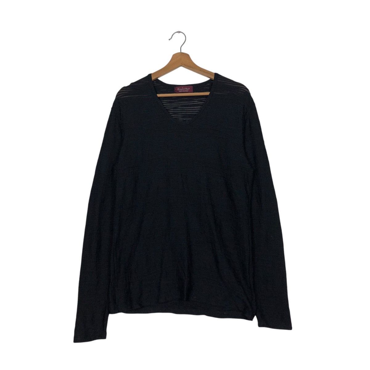 Hysteric Glamour 📌Rich Black Long Sleeve T-Shirt Tornado Mart Size US L / EU 52-54 / 3 - 2 Thumbnail