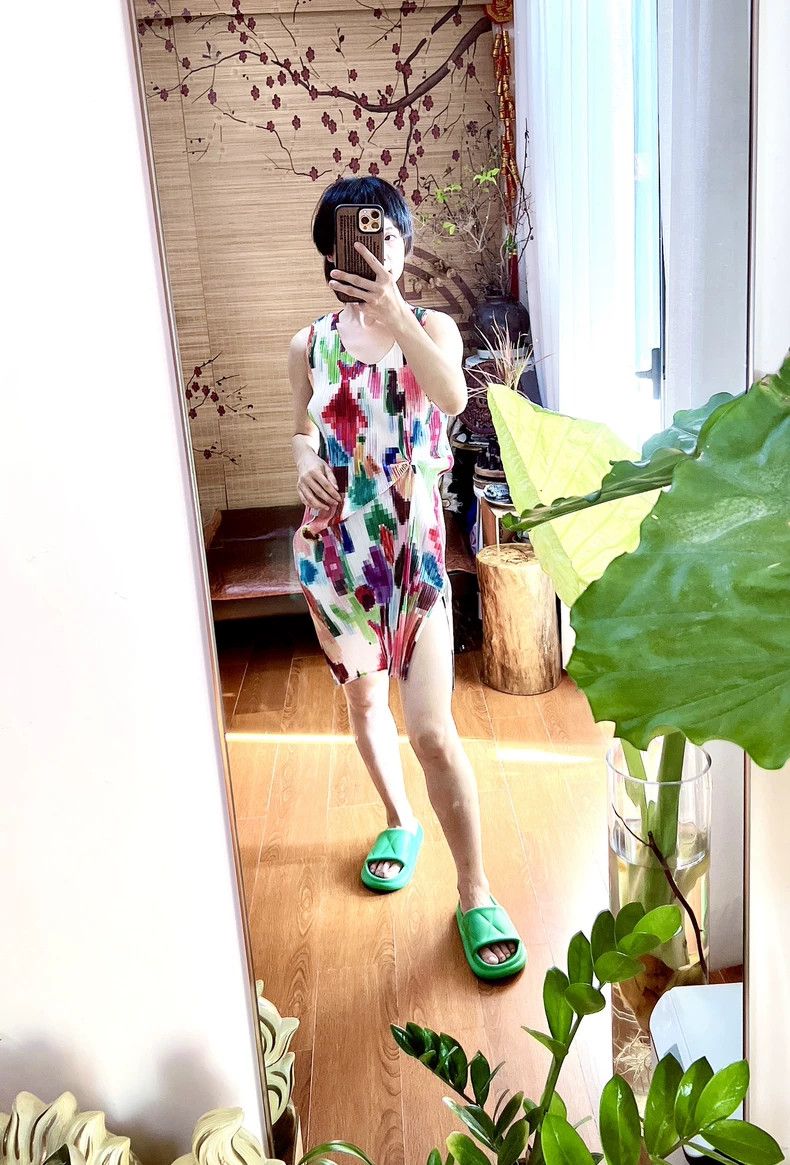 Issey Miyake issey miyake Mosaic light and shadow skirt 2505-Nextarrow Size M / US 6-8 / IT 42-44 - 2 Thumbnail