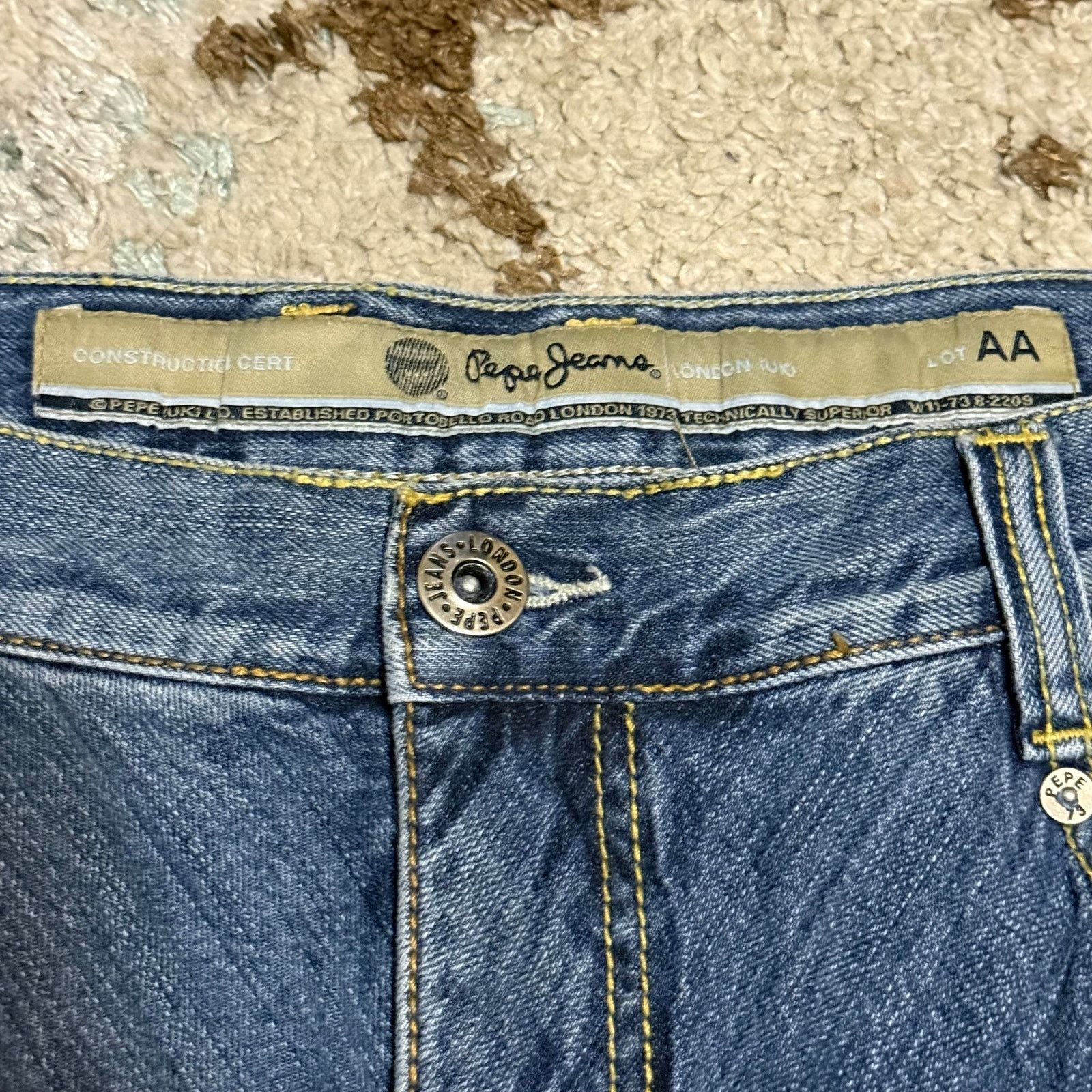 Pepe Jeans Vintage Pepe Jeans London Baggy Jeans Size 40x33 Y2K Size US 40 / EU 56 - 5 Thumbnail