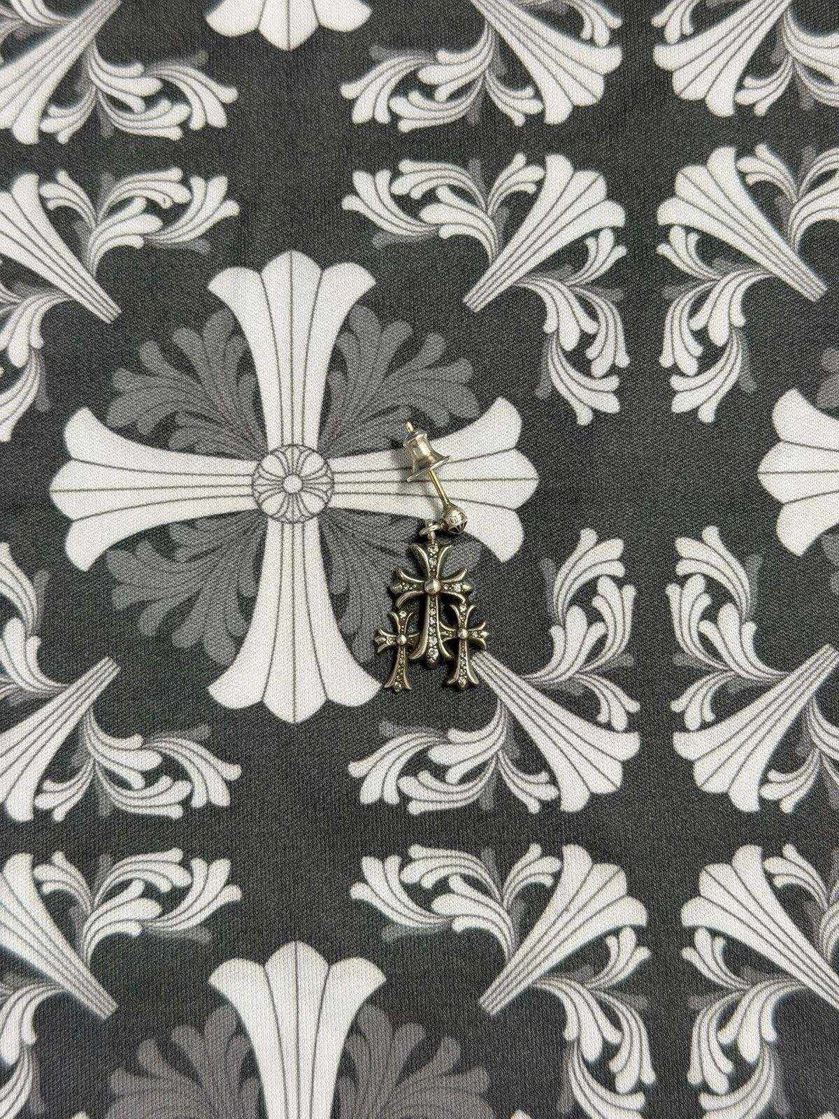 Chrome Hearts Chrome Hearts VVS Diamonds Triple Cross Earring Size ONE SIZE - 2 Thumbnail