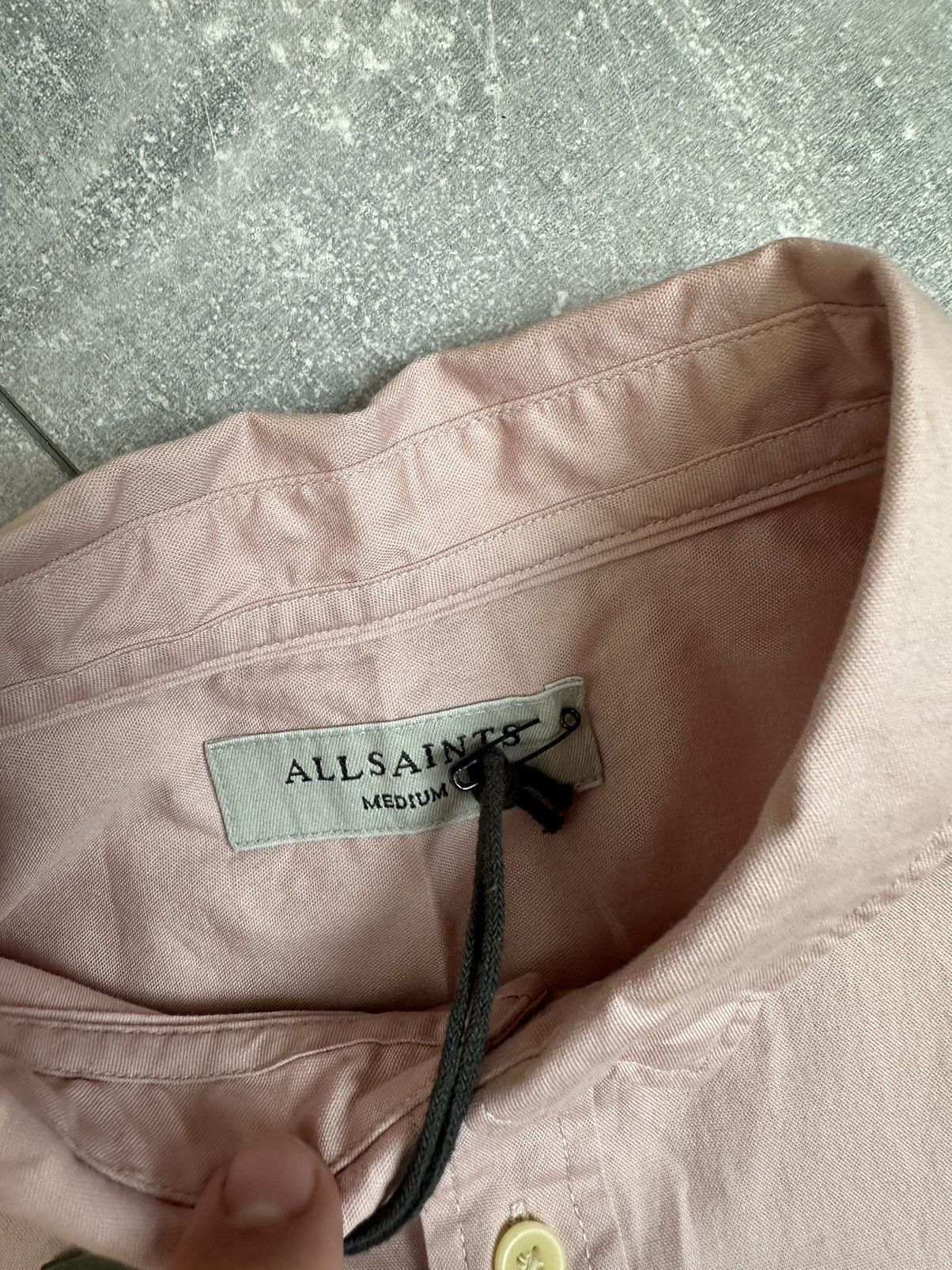 Allsaints New Allsaints Japanese Pink Shirt Button Up Size US M / EU 48-50 / 2 - 8 Thumbnail