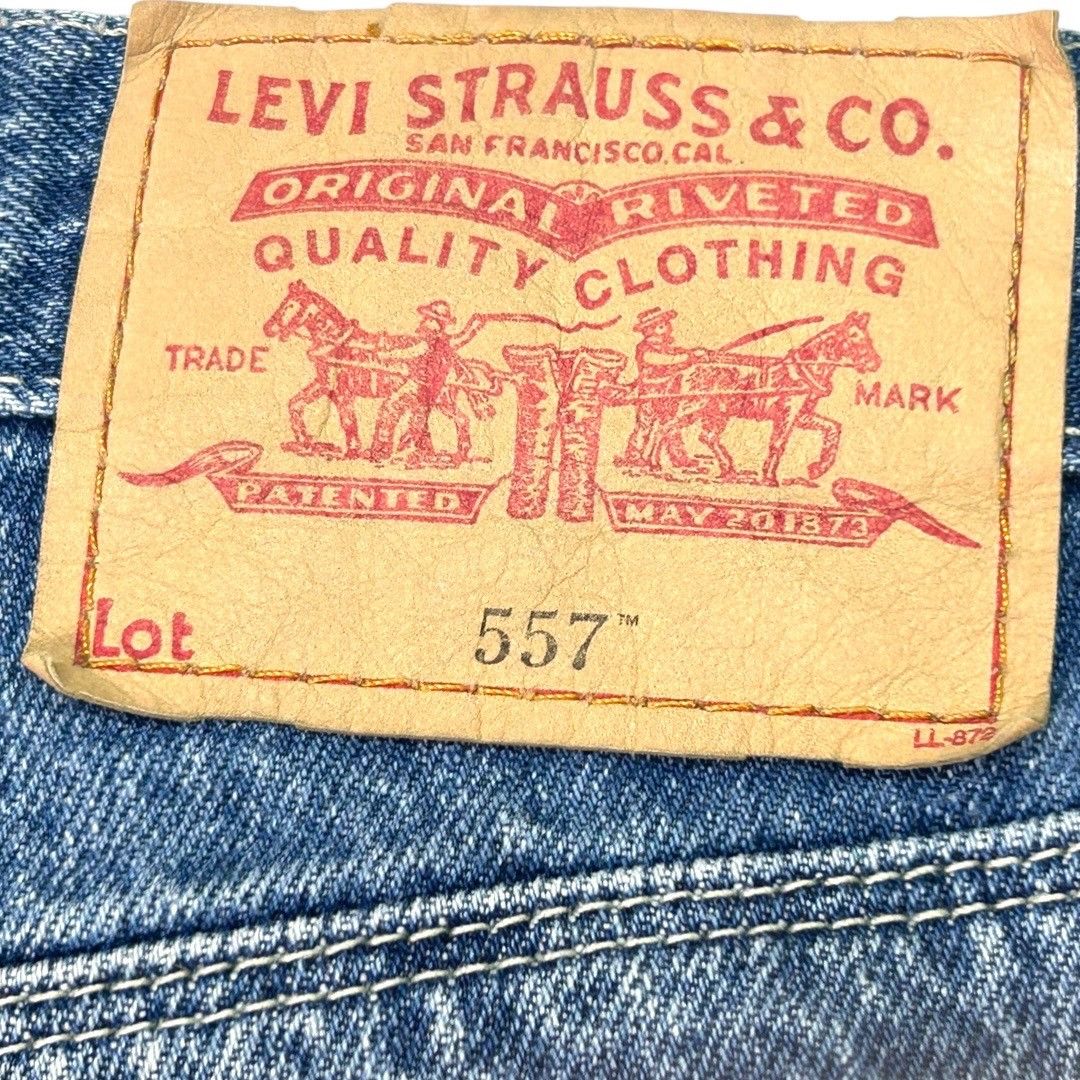 Levi's Vintage Levi's 557 Men's Relaxed Boot Fit Jeans - Size W 38 Size US 38 / EU 54 - 5 Thumbnail