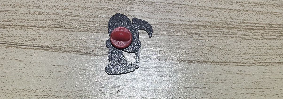 Other Grim reaper fitted pin Size ONE SIZE - 3 Thumbnail