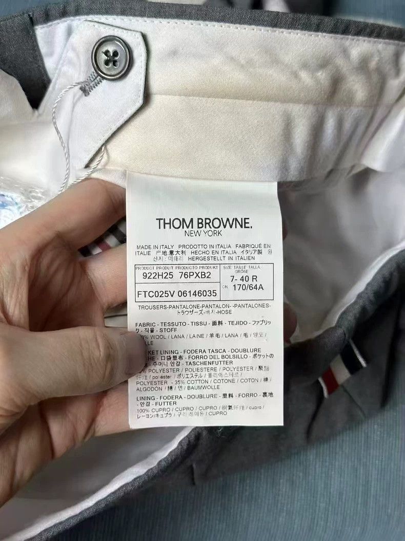 Thom Browne Thom Browne Wool trousers Size 40S - 4 Thumbnail