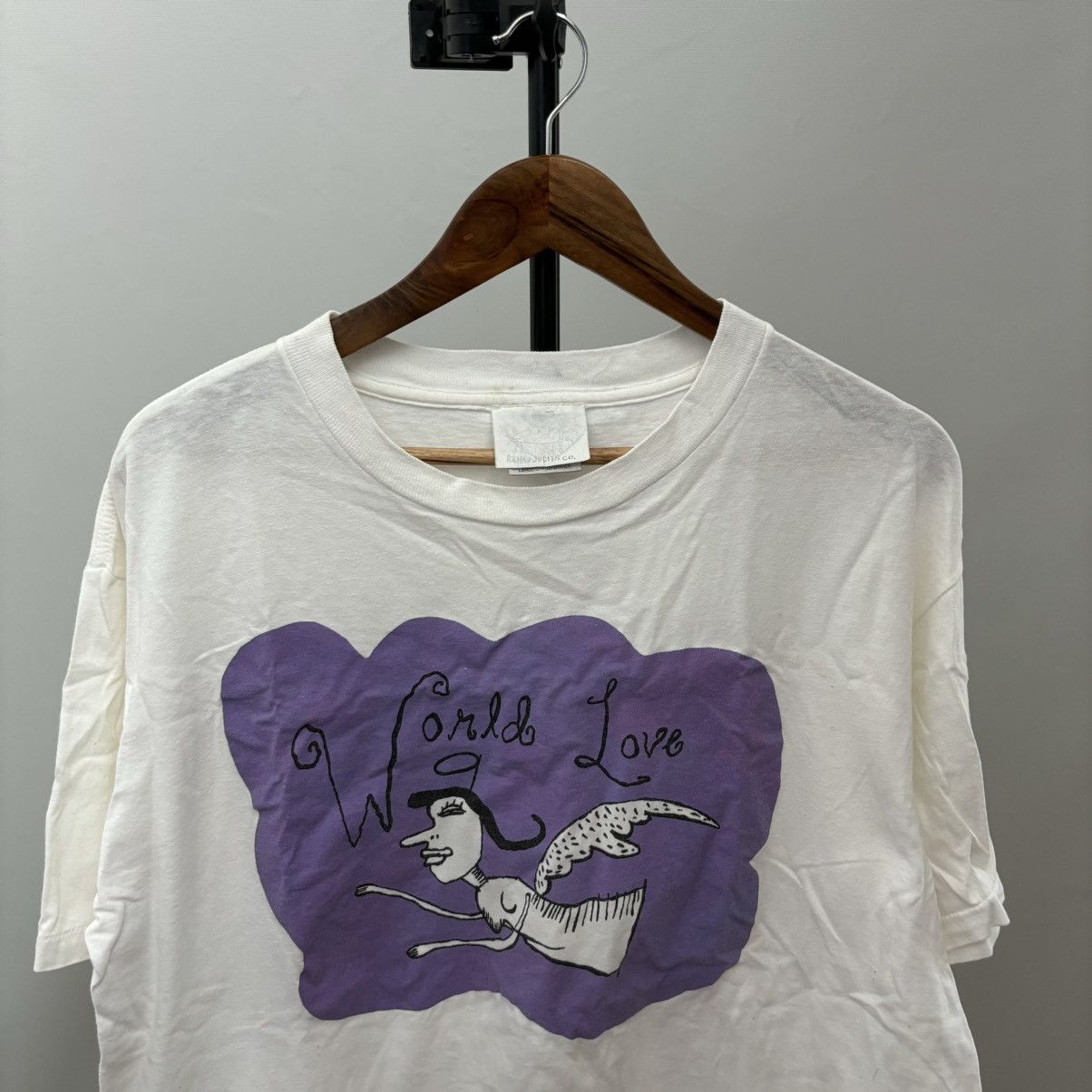 Vintage Vintage Rana+Judith World Love Shirt Art Size US L / EU 52-54 / 3 - 2 Thumbnail