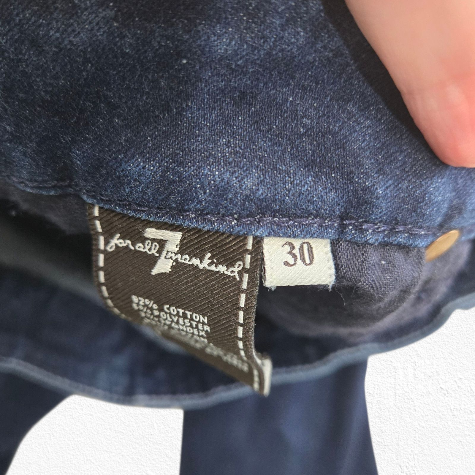 7 For All Mankind 7 For All Mankind Kimmie Bootcut Dark Low Rise Jeans Size 30 Size 30" / US 8 / IT 44 - 6 Thumbnail