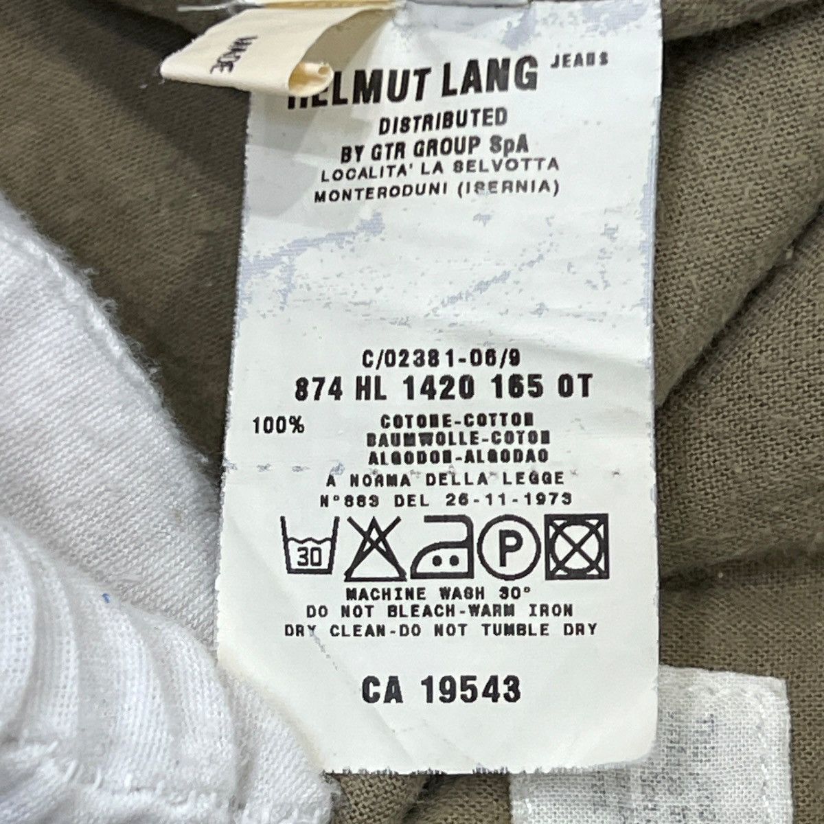 Helmut Lang HELMUT LANG 1999AW Vintage Moleskin Astro Biker Pants Size US 44 / EU 60 - 11 Thumbnail