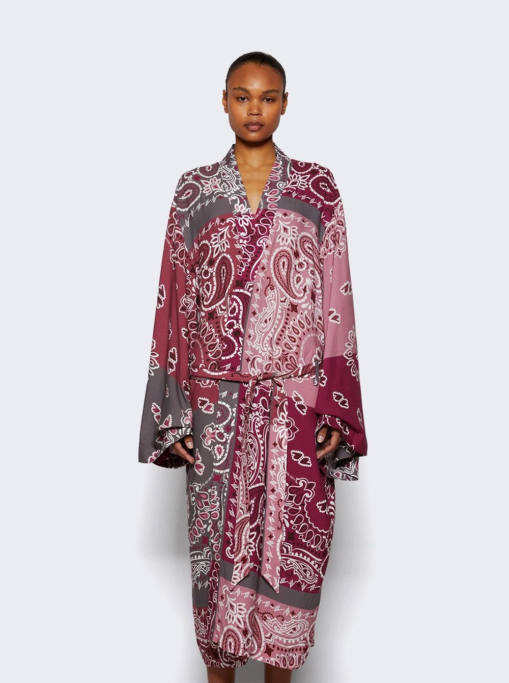 The Attico o1mle0526 Bandana Kaftan Long Dress in Multicolor Size S / US 4 / IT 40 - 3 Thumbnail
