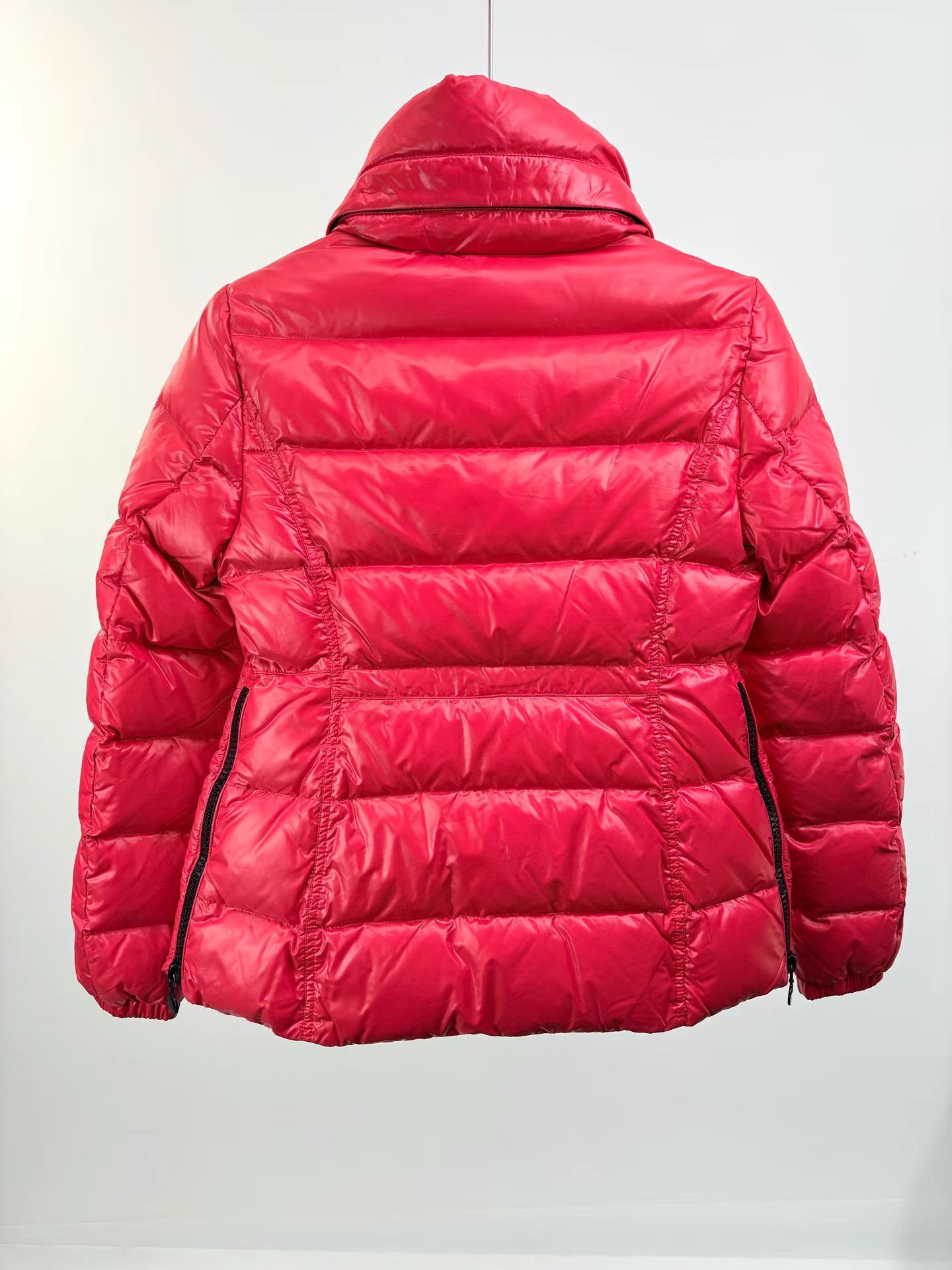 Moncler MONCLER Red Waist-Fitted Down Jacket Size US M / EU 48-50 / 2 - 2 Thumbnail