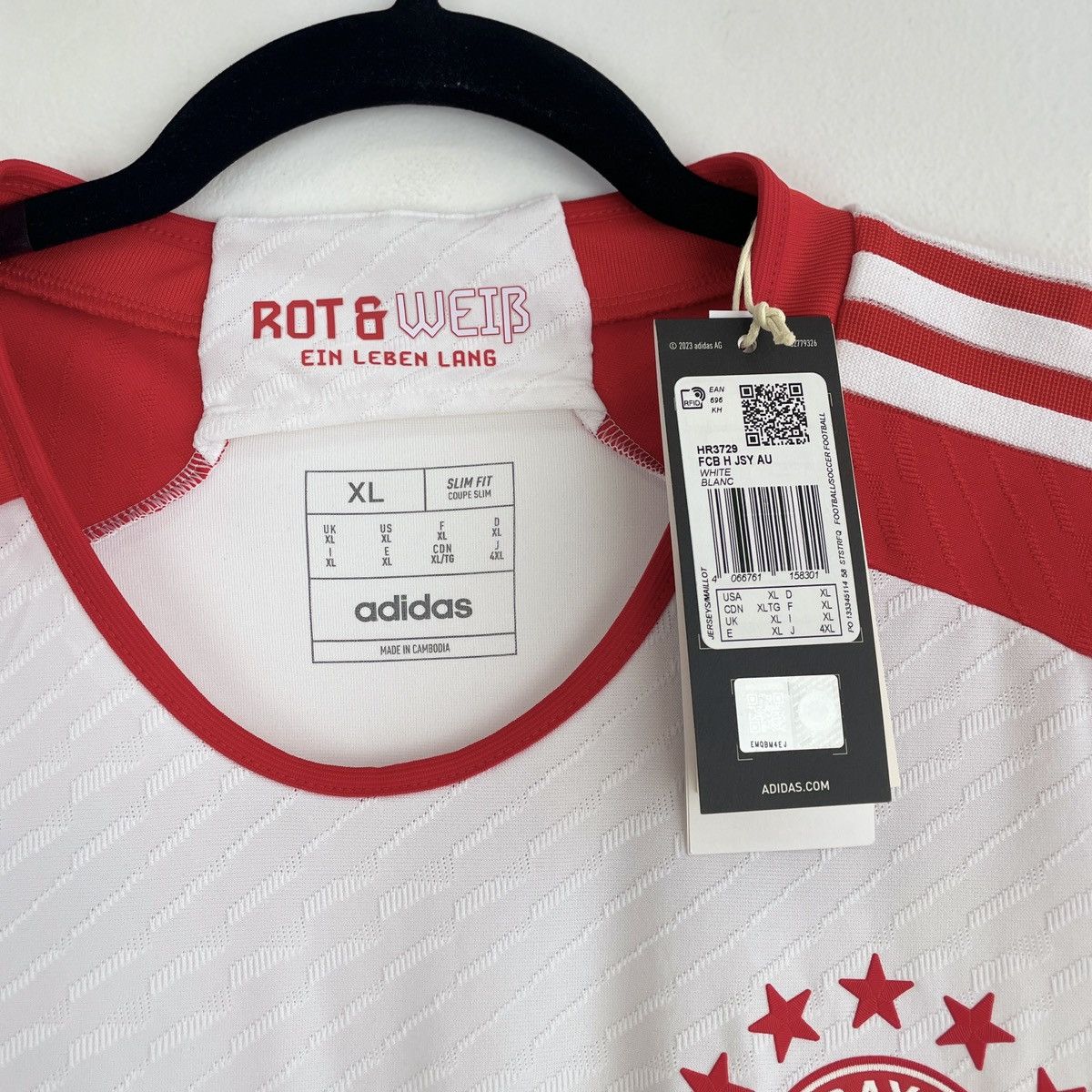 Adidas Bayern Munich Coman Home Authentic Jersey HEAT.RDY 2024/2025 Size US XL / EU 56 / 4 - 6 Thumbnail