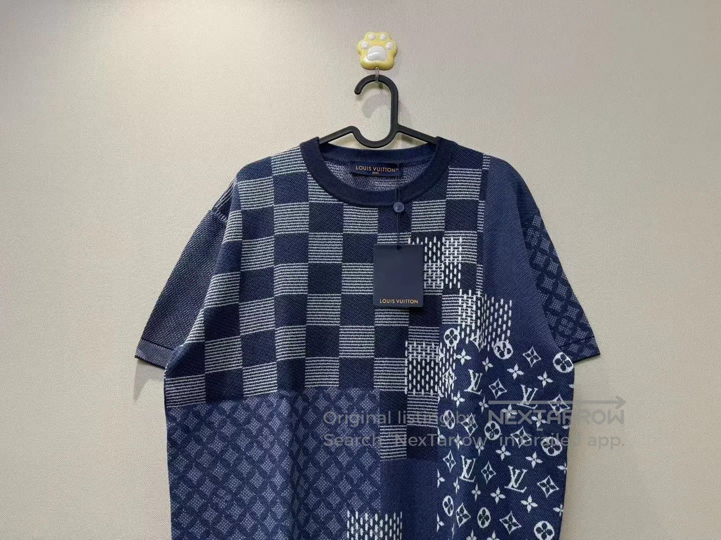 Louis Vuitton Louis Vuitton LV x Nigo Checkerboard Logo Knit Tee. Size US M / EU 48-50 / 2 - 2 Thumbnail