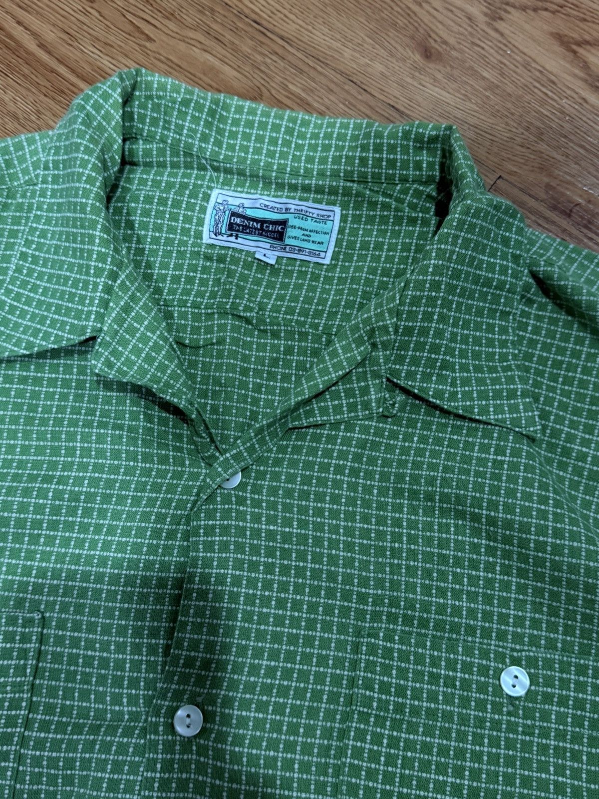 Other Vtg Denim chic button up Size US L / EU 52-54 / 3 - 2 Thumbnail