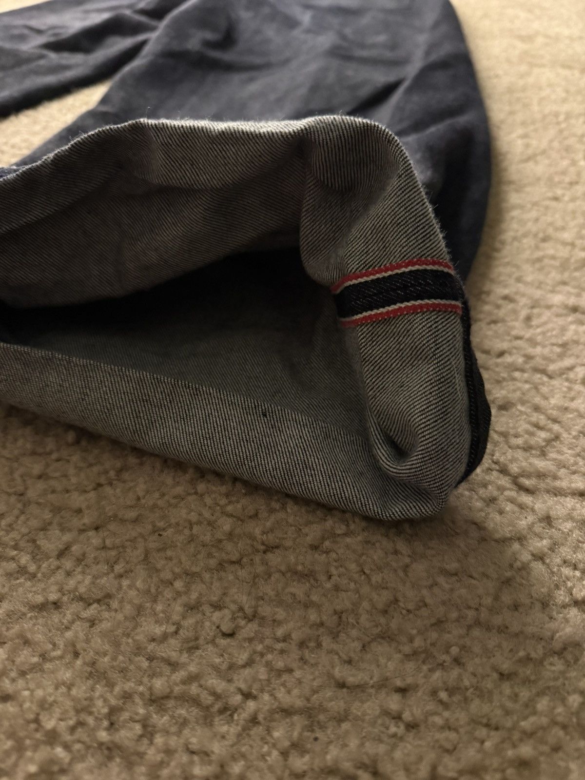 K-Two Studios 14.5 oz Selvedge Heavy Denim V2 "Indigo" Size US 34 / EU 50 - 3 Thumbnail