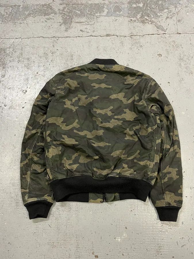 Polo Ralph Lauren 2000s Ralph Lauren Camouflage Olive Bomber Jacket Size US M / EU 48-50 / 2 - 7 Thumbnail