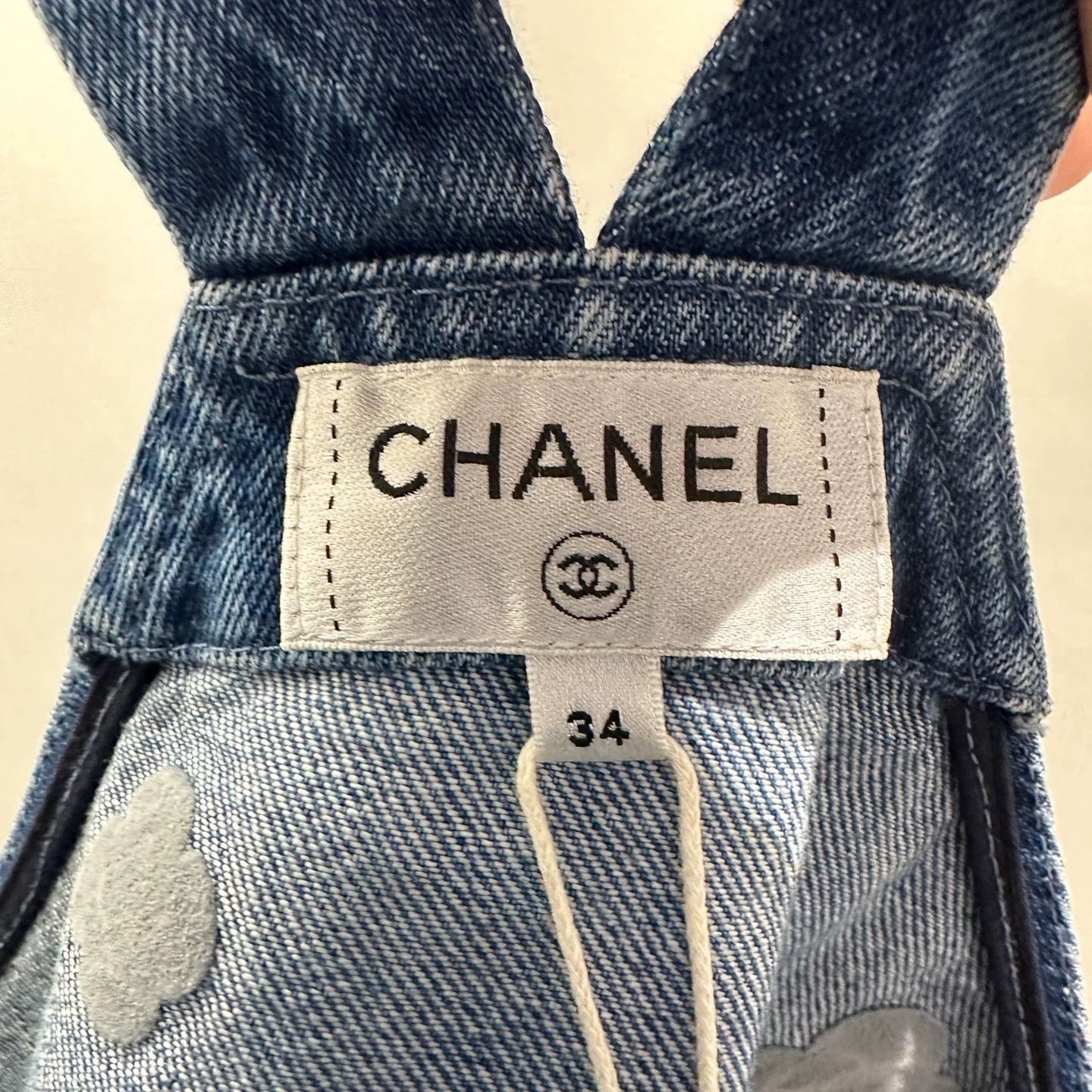 Chanel Chanel Camellia Logo Denim Vest Women's 34 apr609 Size XS / US 0-2 / IT 36-38 - 3 Thumbnail