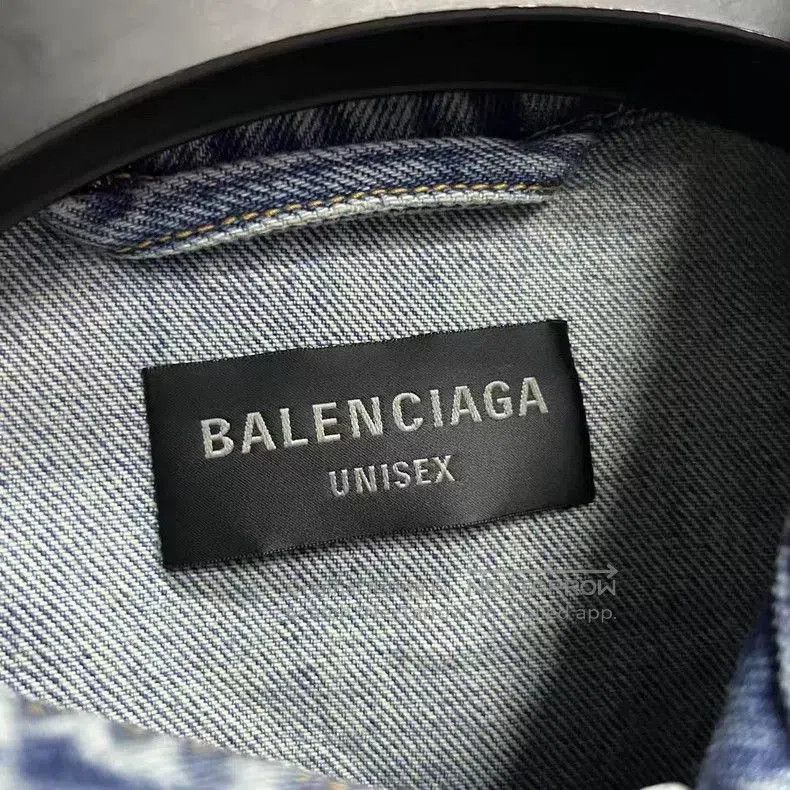 Balenciaga Balenciaga Blue Denim Hooded Jacket. Size US XS / EU 42 / 0 - 3 Thumbnail