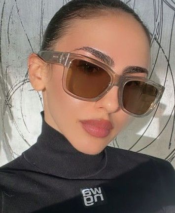 Saint Laurent Paris New Saint Laurent SL674 005 Transparent Beige Sunglasses Size ONE SIZE - 3 Thumbnail