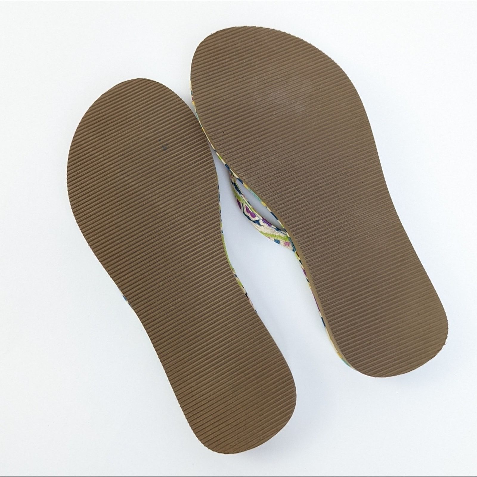 Vera Bradley Vera Bradley Straw Flip Flop Sandals in Capri Blue - 6.5 Size US 6.5 / IT 36.5 - 8 Thumbnail