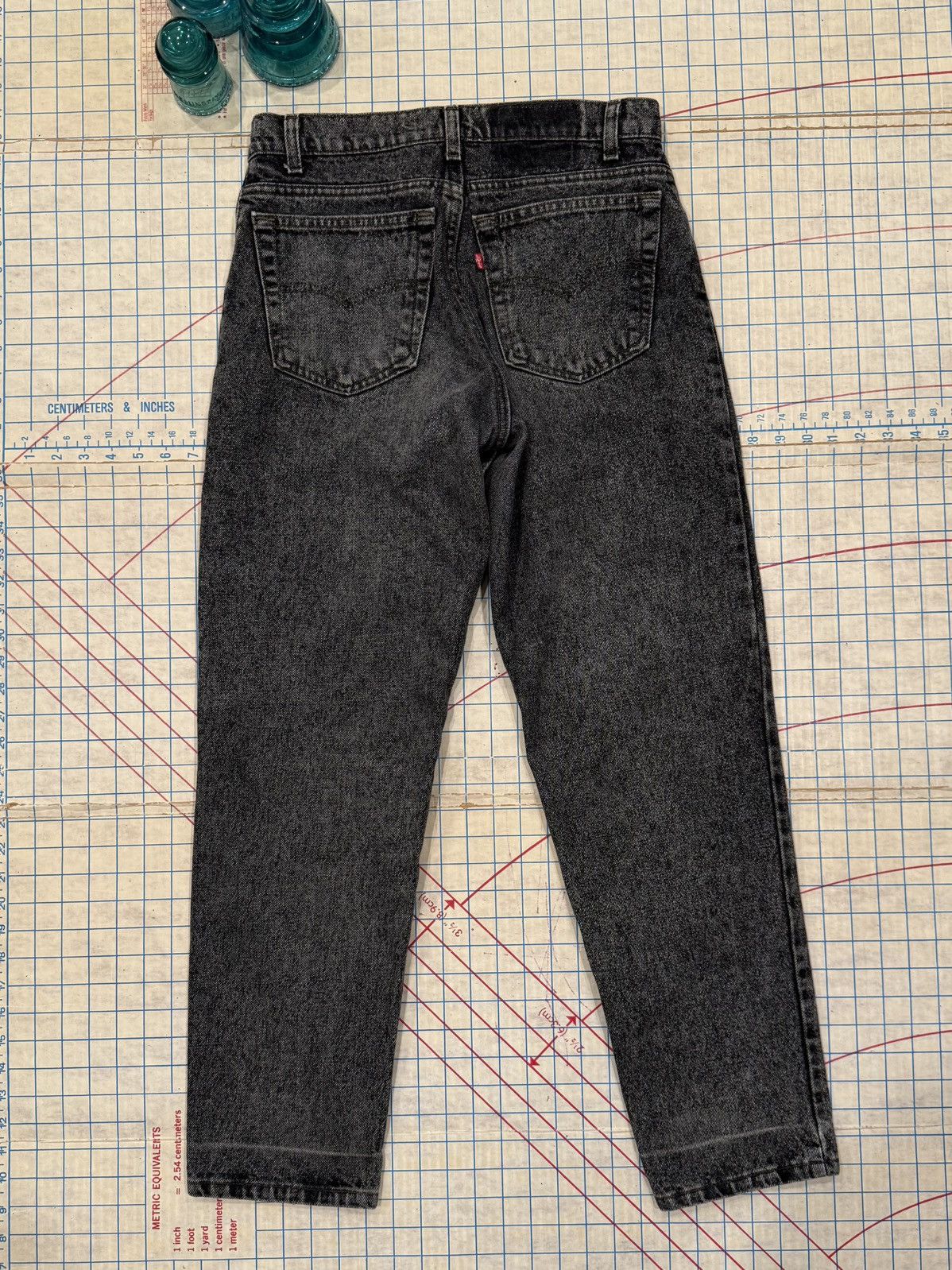 Levi's Levi’s 550 Faded Black Made In USA Denim Jeans 32x30 Size US 32 / EU 48 - 9 Thumbnail