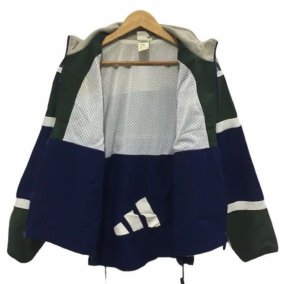 Adidas ADIDAS 3 Stripes Pocket Sweater Full Zip Big Logo Striped Size S / US 4 / IT 40 - 5 Thumbnail
