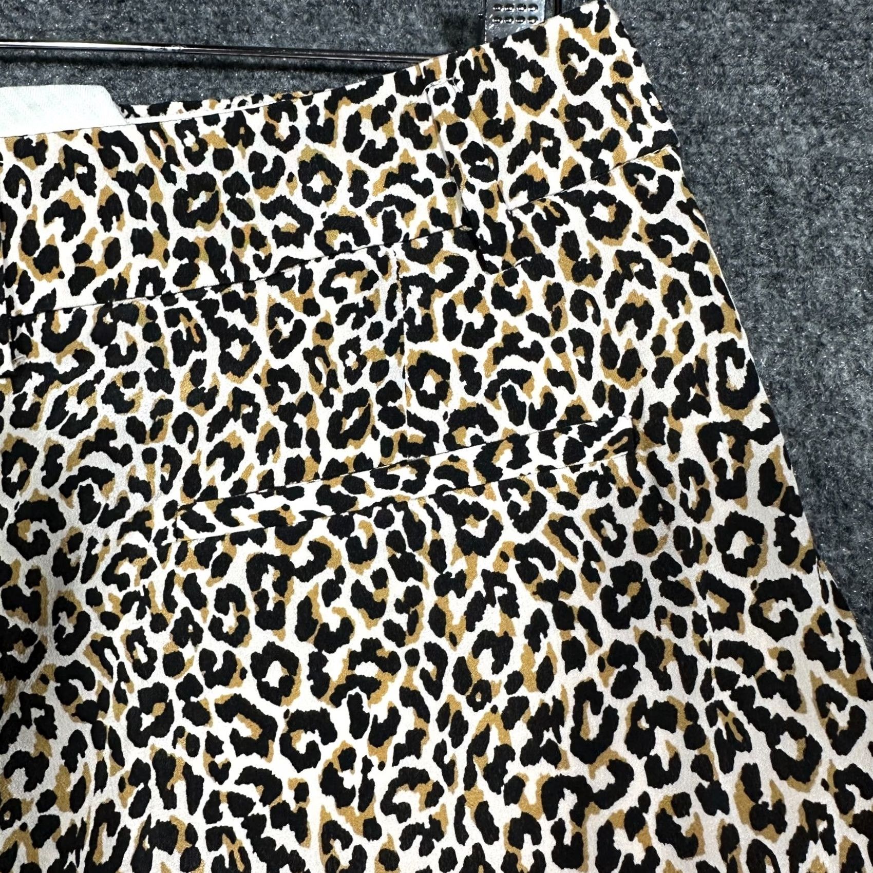 J.Crew J.CREW Pants Womens 6 Wide Leg Cropped Leopard Print Silk Zip Fly J5692 Size 28" / US 6 / IT 42 - 8 Thumbnail