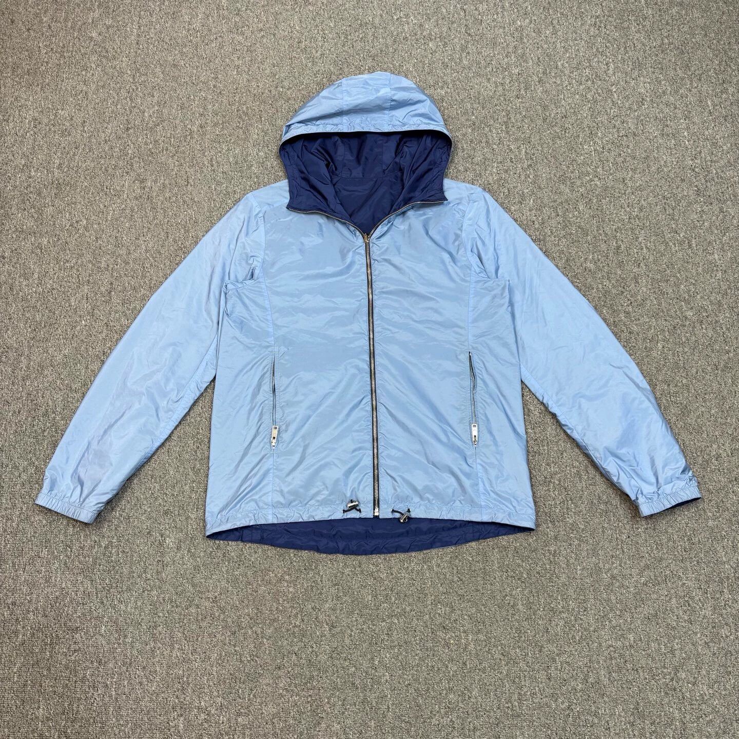 Prada Prada blue double-faced cotton jacket 52 Size US L / EU 52-54 / 3 - 2 Thumbnail
