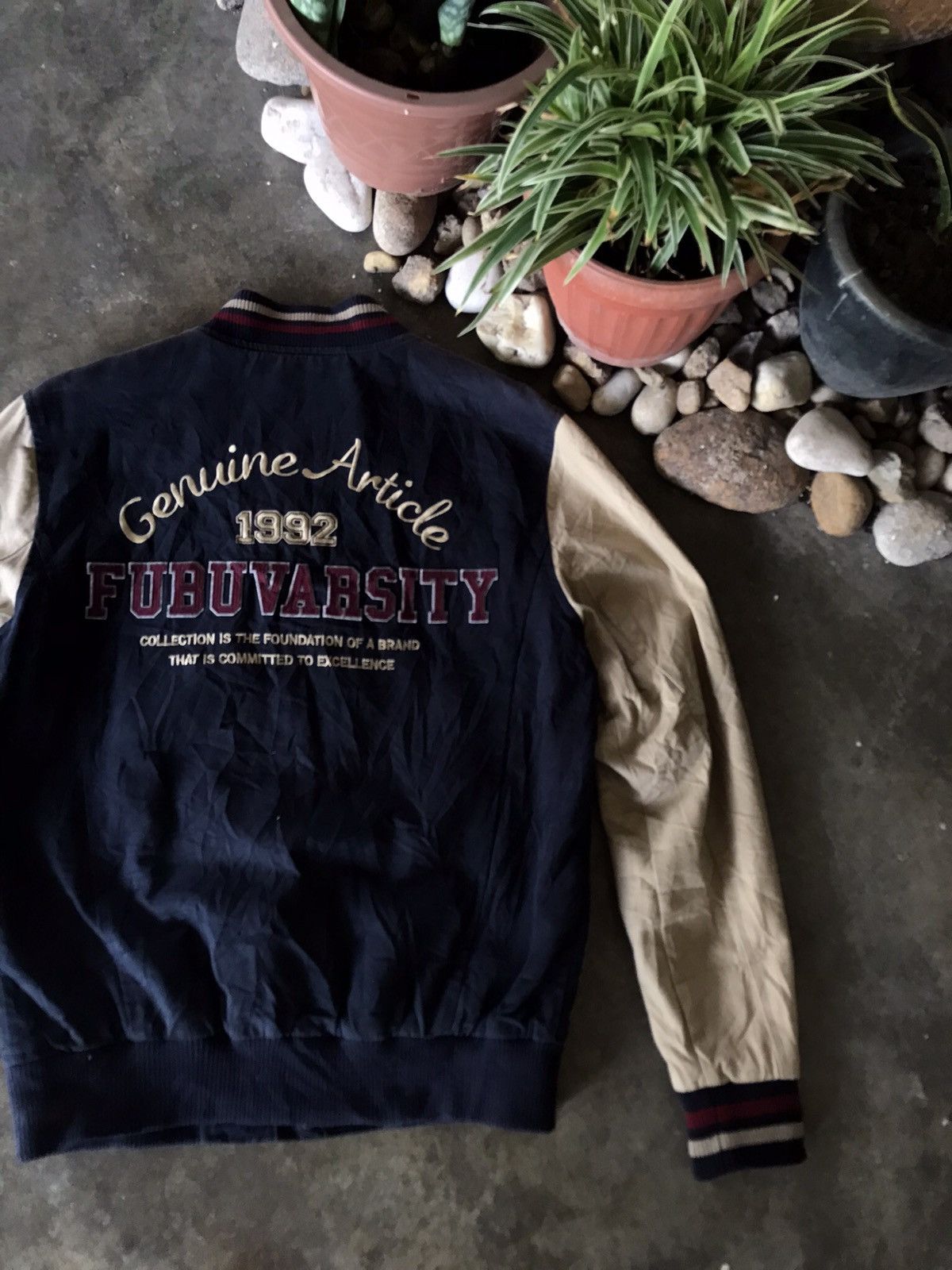 Fubu × Vintage Vintage Faded Fubu Varsity Genuine Article 1992 Size US M / EU 48-50 / 2 - 4 Thumbnail
