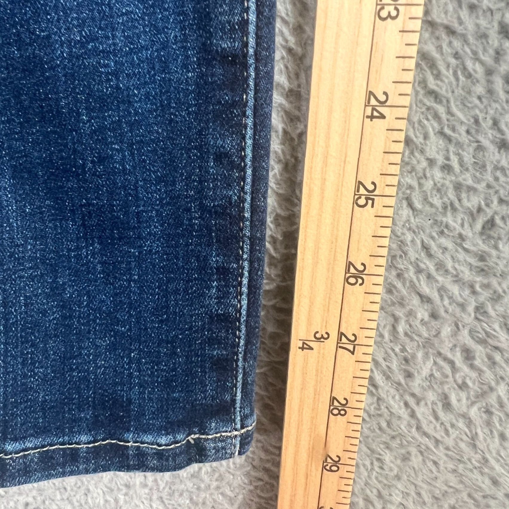 Denime Joe's Womens Jeans Slim Skinny Denim 27 Regular Low Rise Blue Stretch Pockets 29 Inseam Size 27" / US 4 / IT 40 - 3 Thumbnail