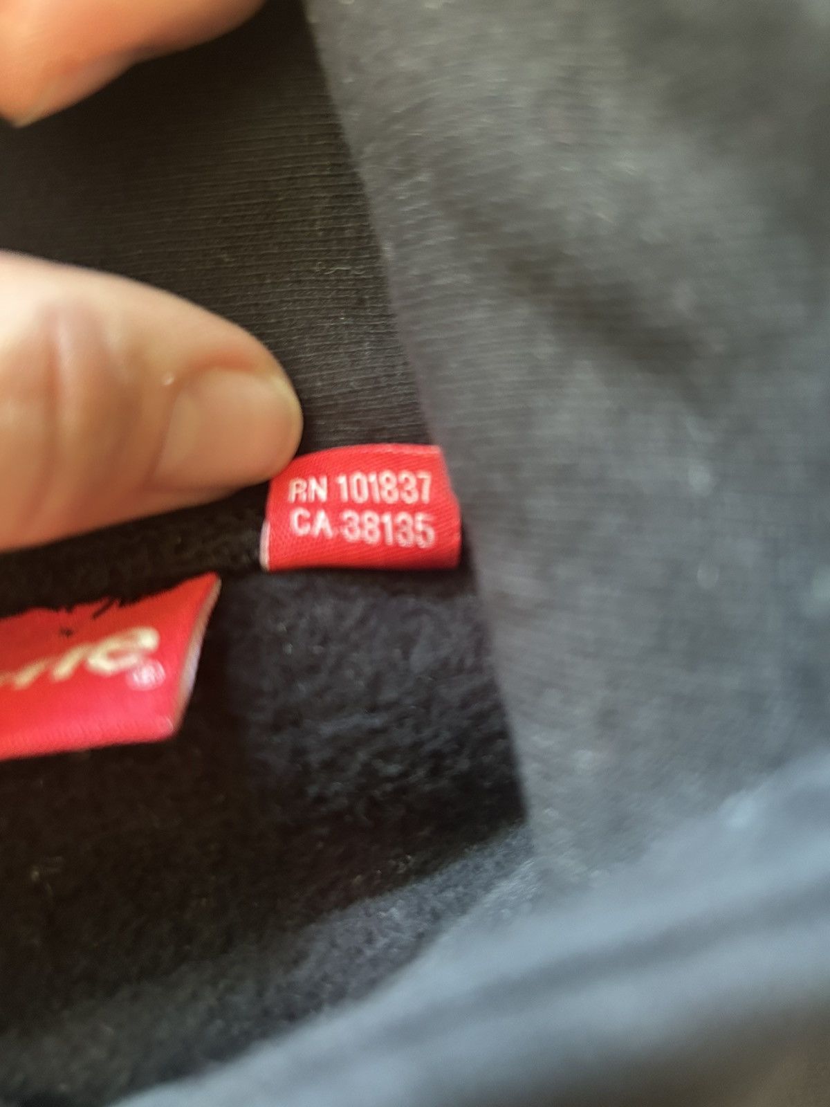 Supreme Supreme FW 18 Black Script Hoodie Size US S / EU 44-46 / 1 - 5 Thumbnail