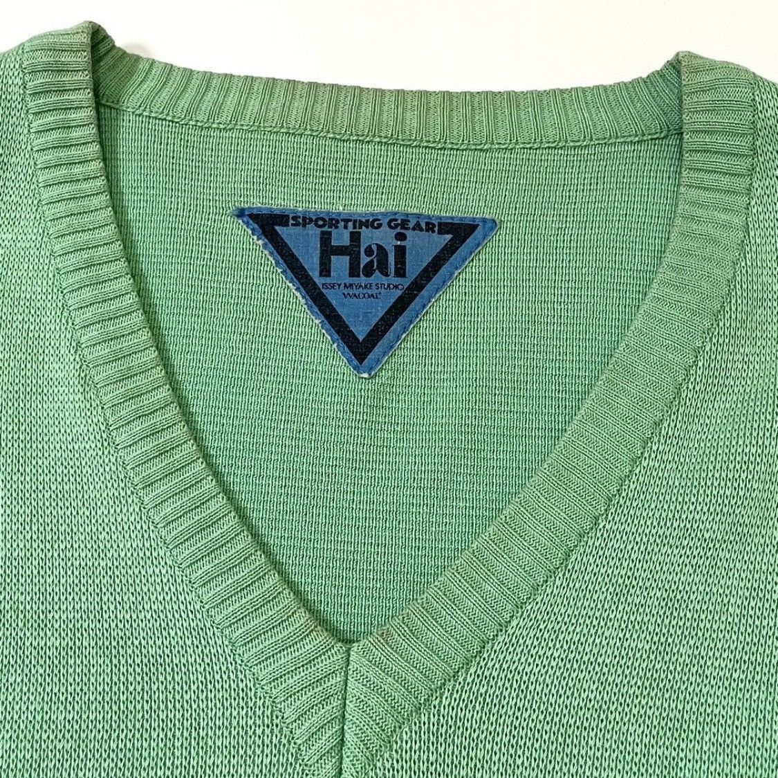 Issey Miyake Vintage hai sporting gear intarsia y2k knitted sweater Size US S / EU 44-46 / 1 - 3 Thumbnail