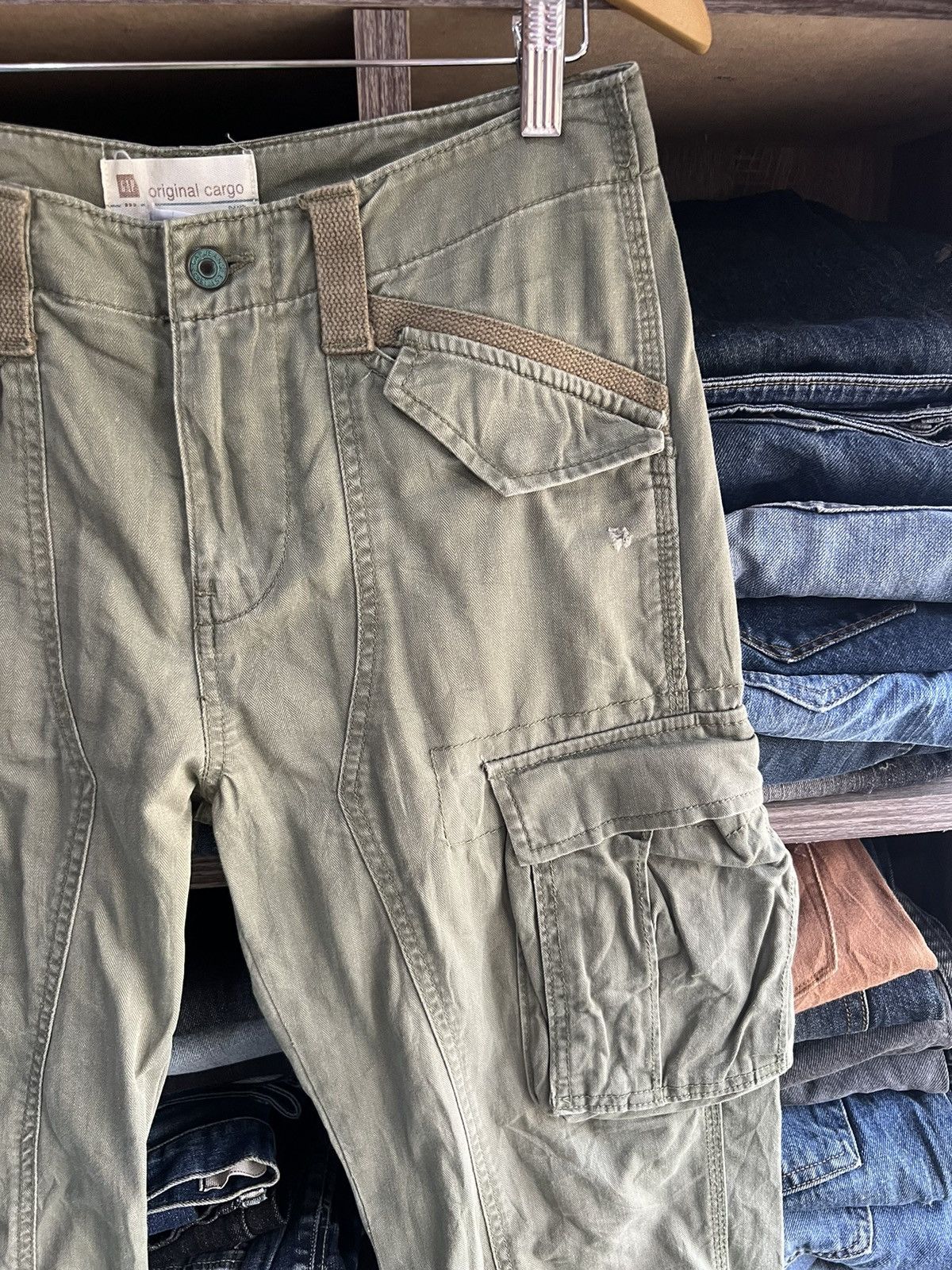 Gap 🔥Rare Gap 7 Pockets Cargo Pant Size US 31 - 8 Thumbnail