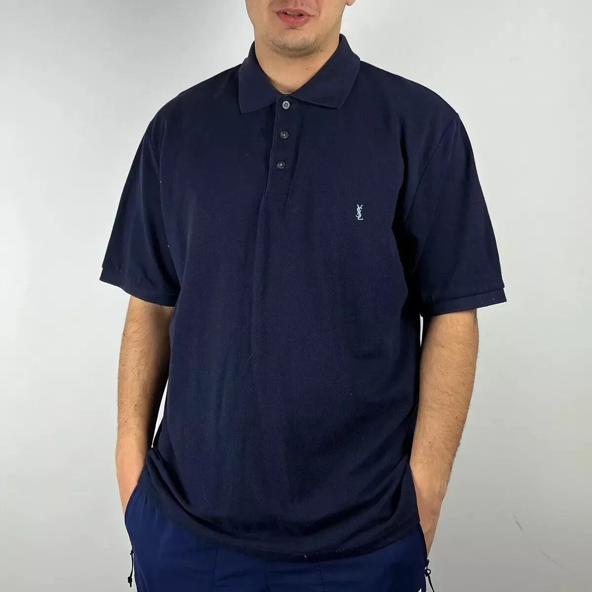 Yves Saint Laurent Yves Saint Laurent polos small logo classic Size US XL / EU 56 / 4 - 1 Thumbnail