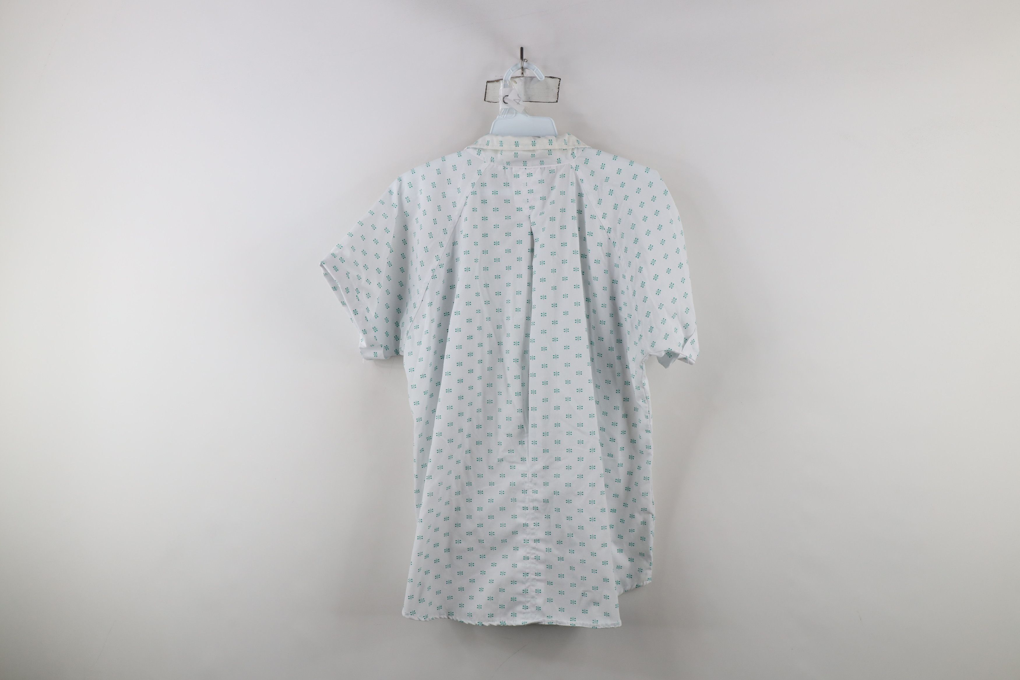 Vintage Vintage 80s 90s Streetwear Cuffed Geometric Button Shirt Size L / US 10 / IT 46 - 12 Thumbnail