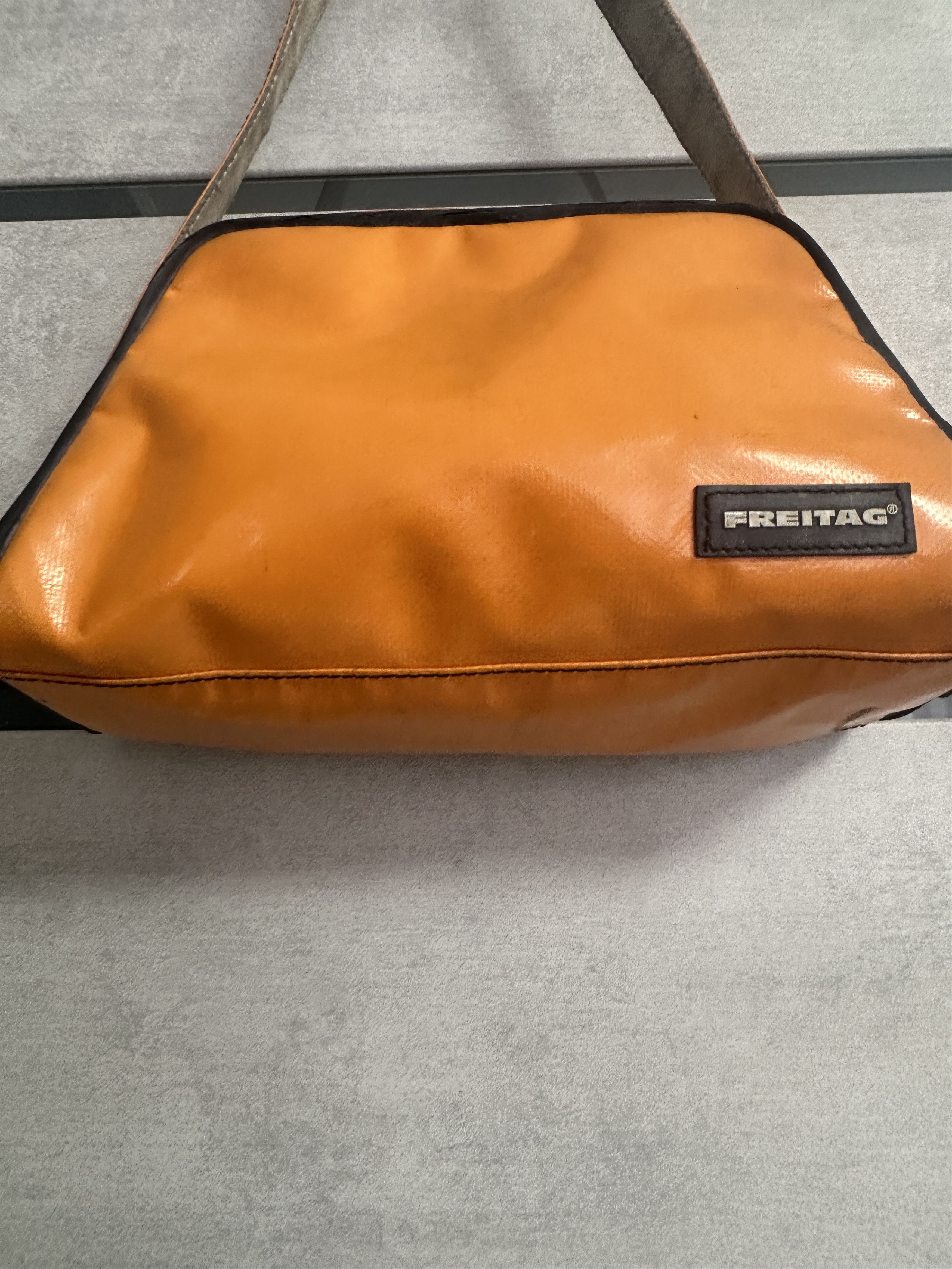 Freitag Shoulder Bag Tasche Jill Orange Vintage Rare