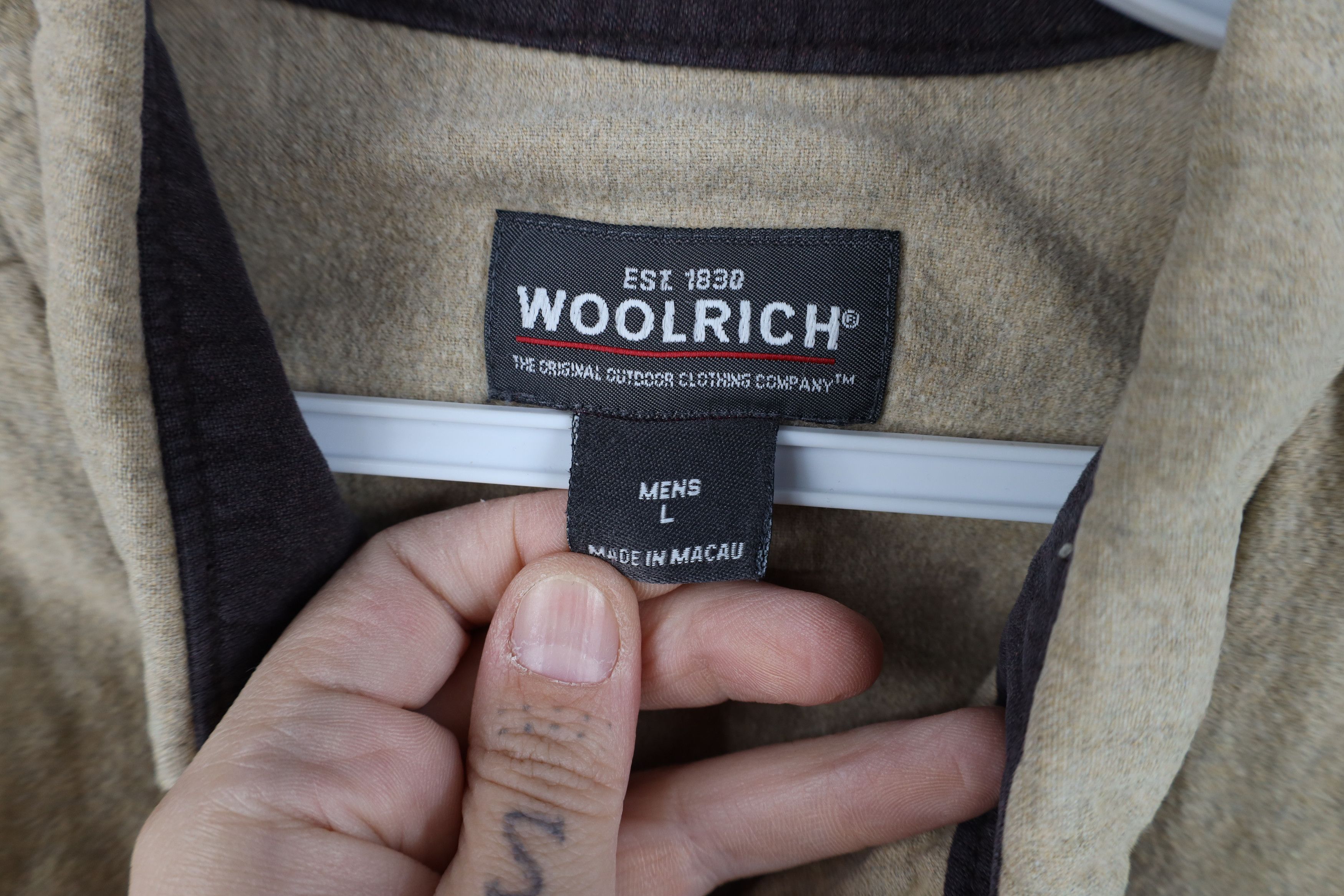 Woolrich Woolen Mills Vintage Woolrich Chamois Cloth Collared Button Down Shirt Size US L / EU 52-54 / 3 - 7 Thumbnail