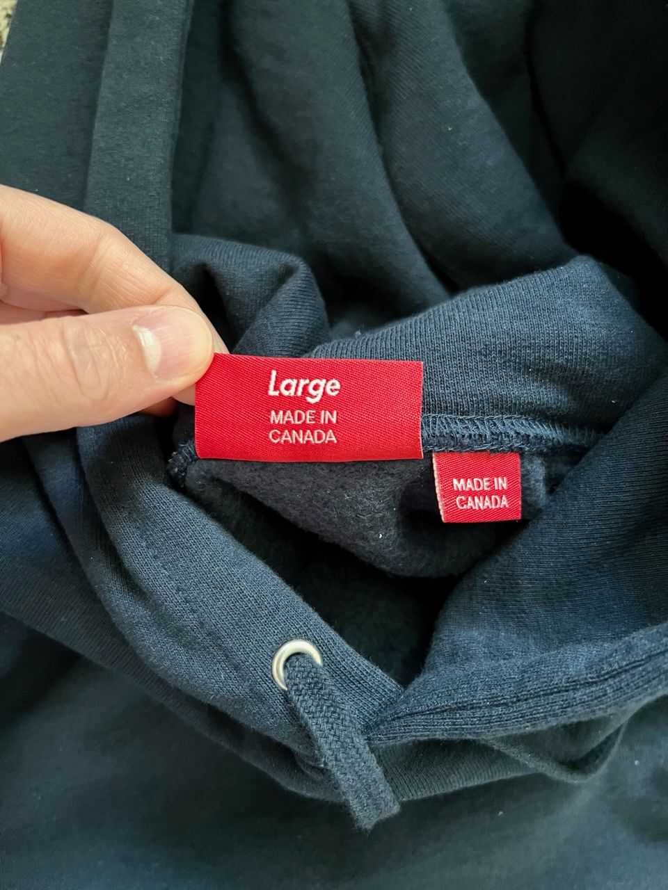 Supreme SUPREME CATWOMAN HOODED SWEATSHIRT NAVY - L Size US L / EU 52-54 / 3 - 5 Thumbnail