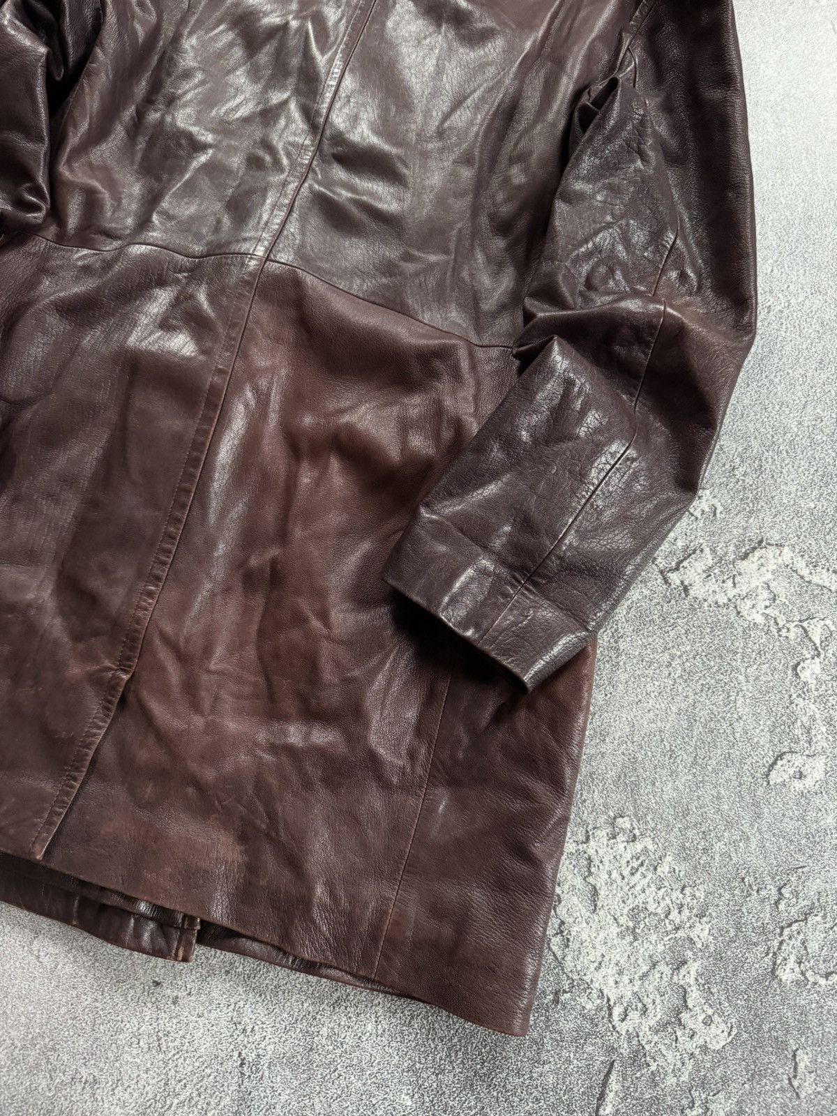 Jil Sander × Vintage Jil Sander 42 Wmns leather jacket blazer coat vintage Size M / US 6-8 / IT 42-44 - 21 Thumbnail