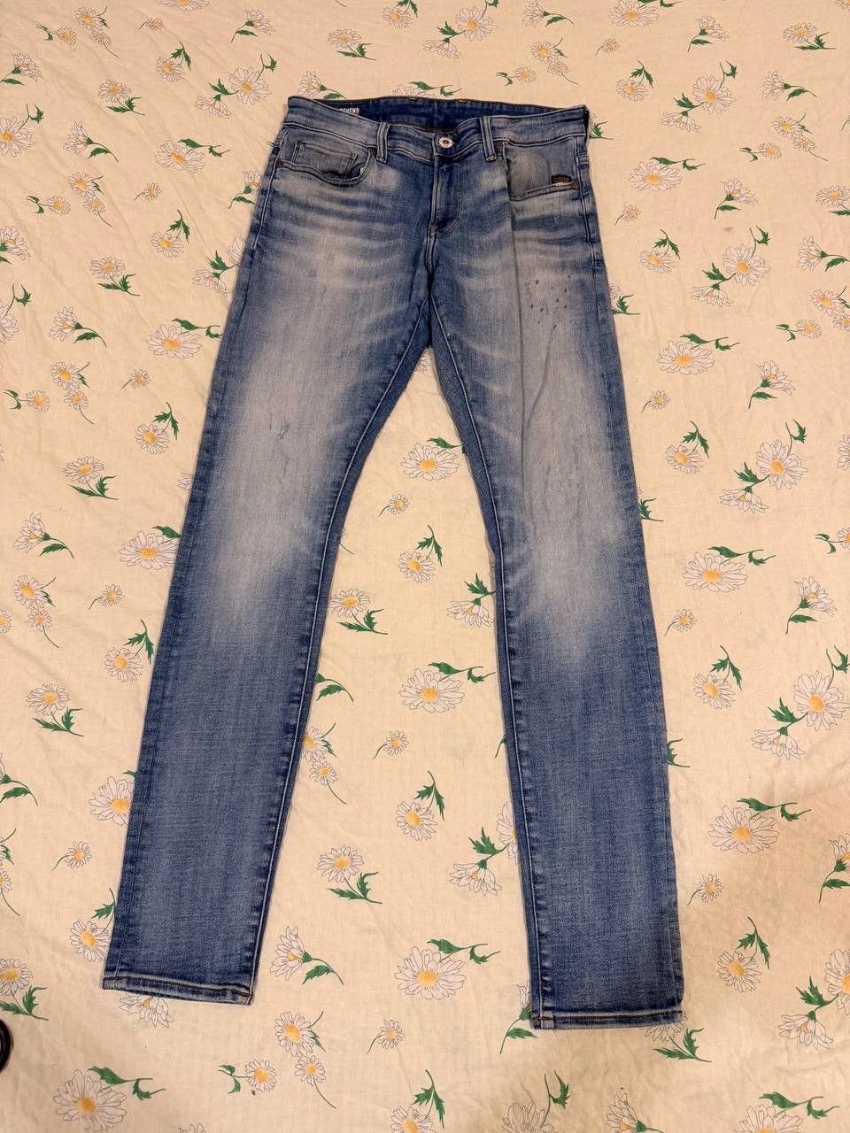 G-Star G-STAR 3301 SLIM Jeans Men Stretch Buttons Fly Size US 33 - 1 Thumbnail