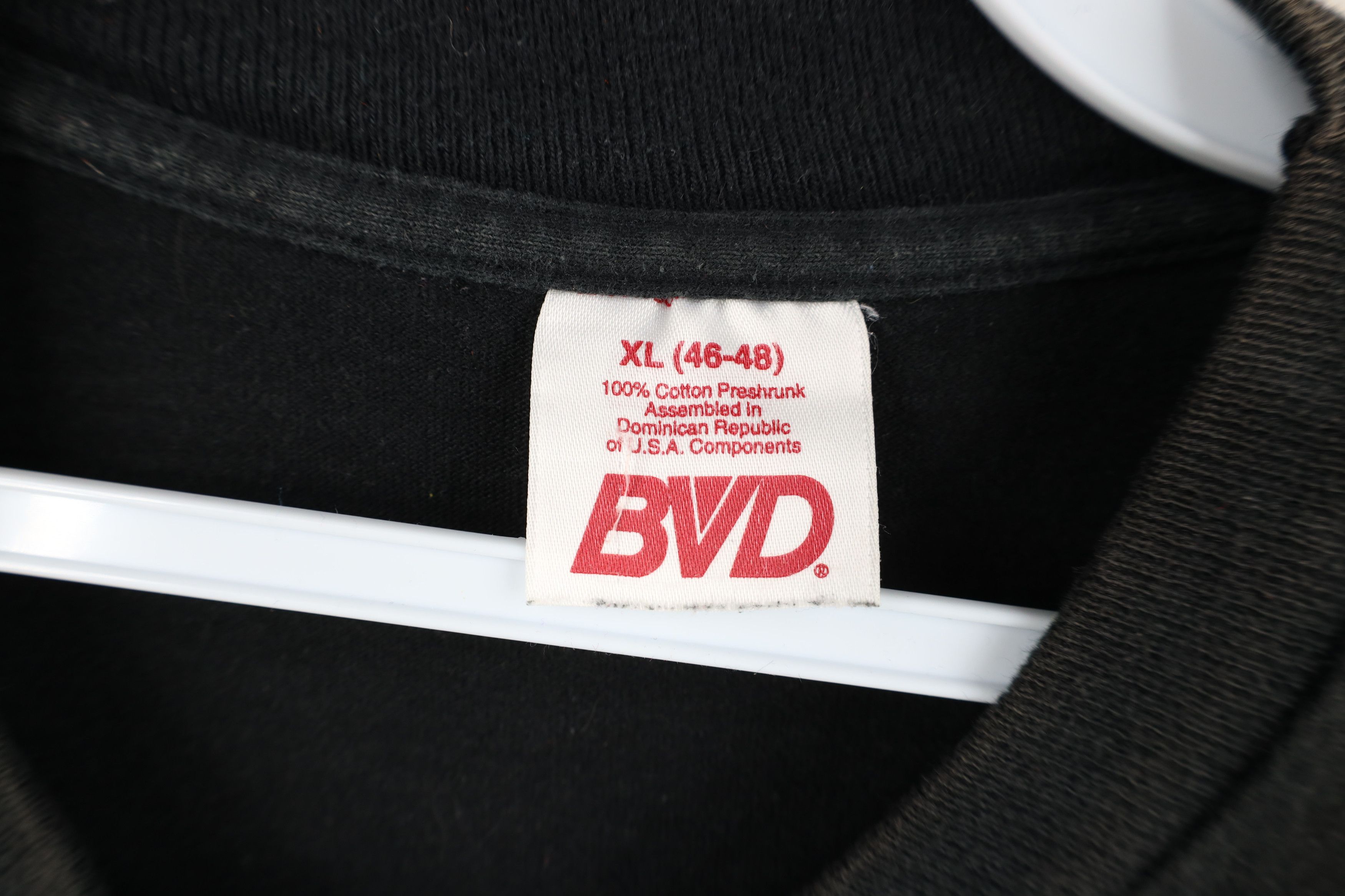 Vintage Vintage 90s Streetwear Heavyweight Cotton T-Shirt Black Size US XL / EU 56 / 4 - 9 Thumbnail
