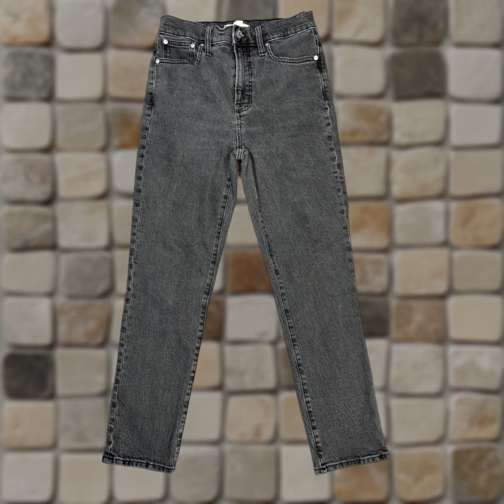 Madewell VINTAGE Madewell Skinny Jeans Womens 26 Gray Cotton Stretch 27.5 Inseam Modern 2010s Size 26" / US 2 / IT 38 - 1 Thumbnail