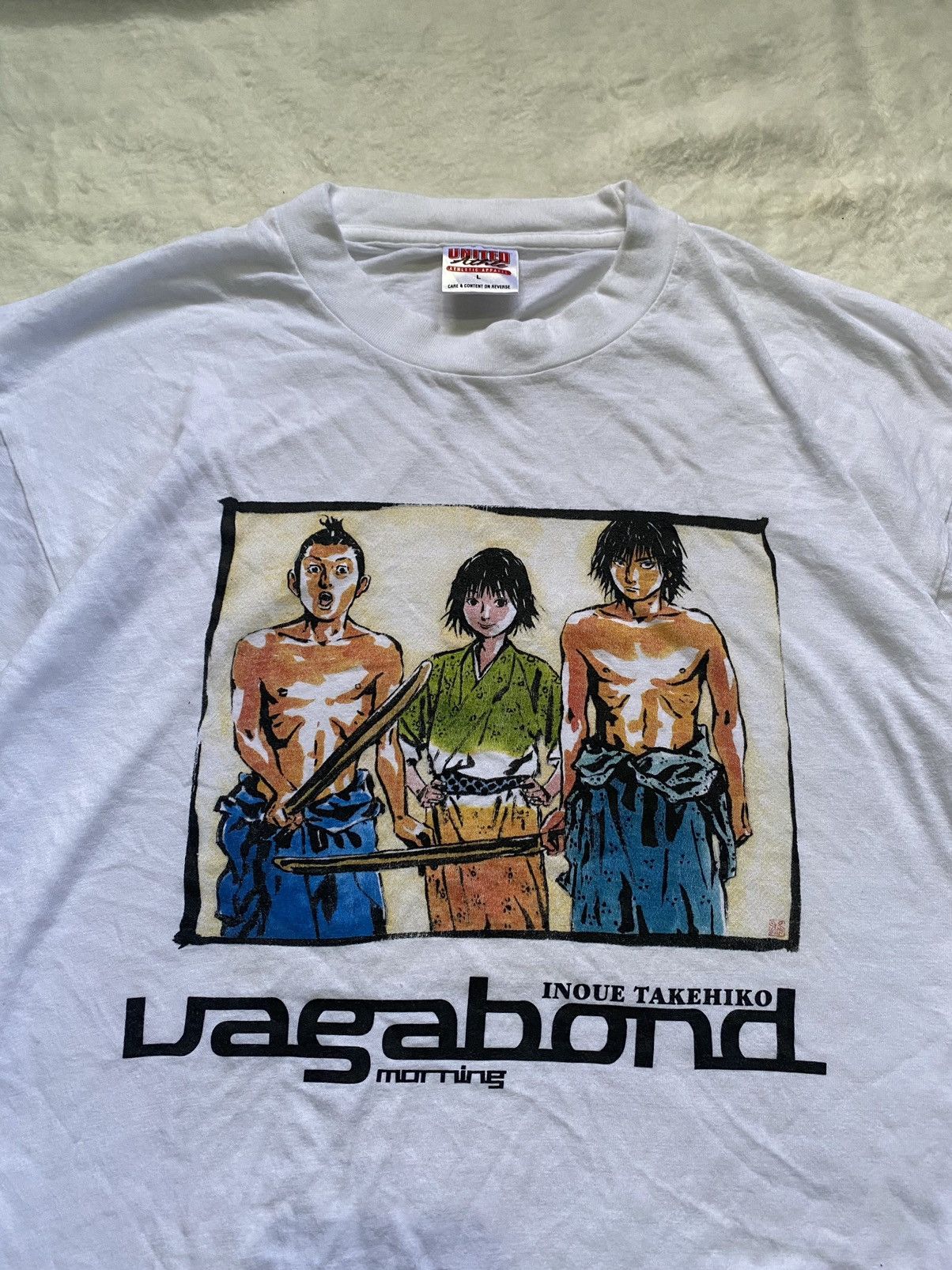 Anime Vintage Vagabond Anime T Shirt Size US L / EU 52-54 / 3 - 2 Thumbnail
