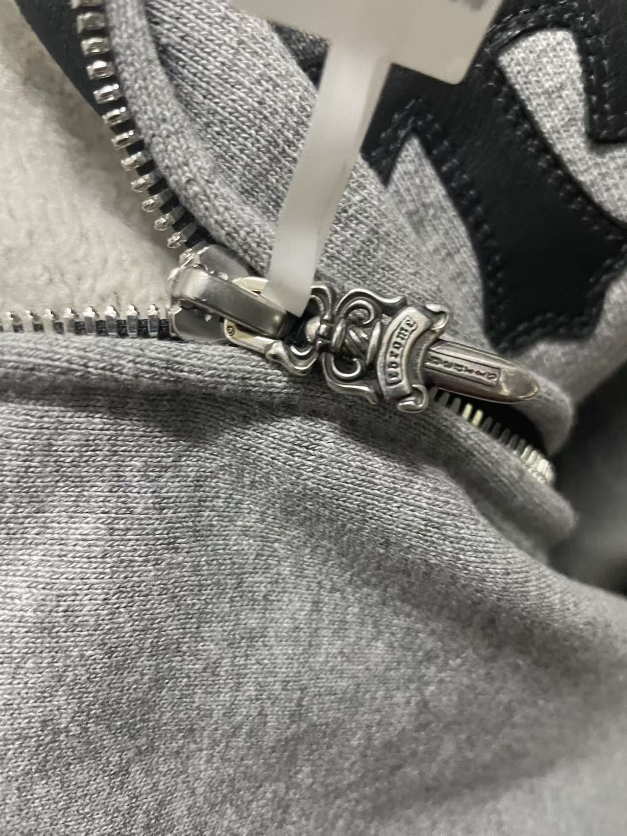 Chrome Hearts Chrome Hearts Triple Cross Gray Zip Up Hoodie Size M / US 6-8 / IT 42-44 - 6 Thumbnail