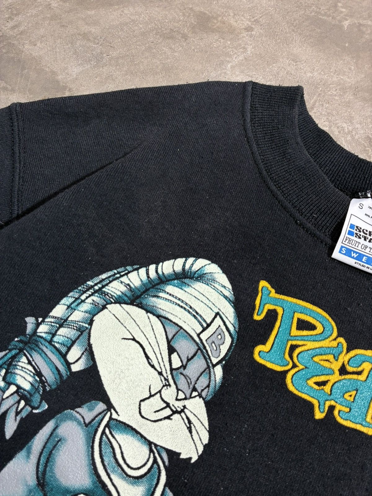 Warner Bros Vintage 1995 Warner Bros Looney Tunes Peace sweatshirt S Size US S / EU 44-46 / 1 - 7 Thumbnail